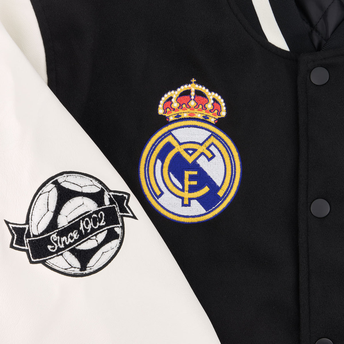 Veste Varsity Homme Real Madrid x NFL Noire