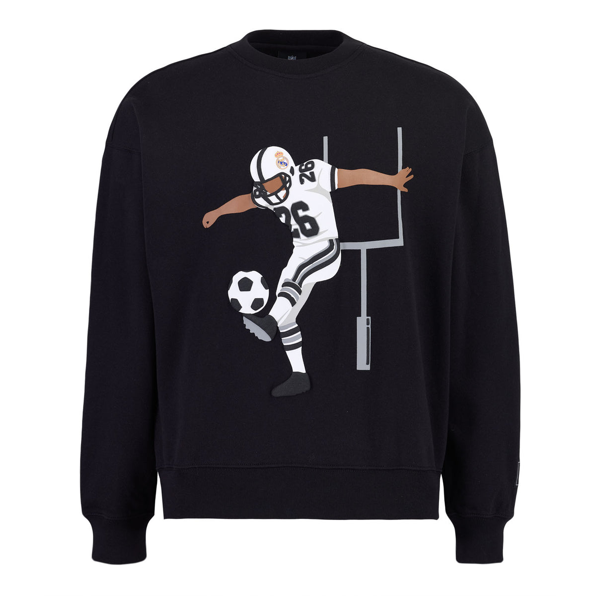 Sweat Homme Real Madrid x NFL Football Américain Noir