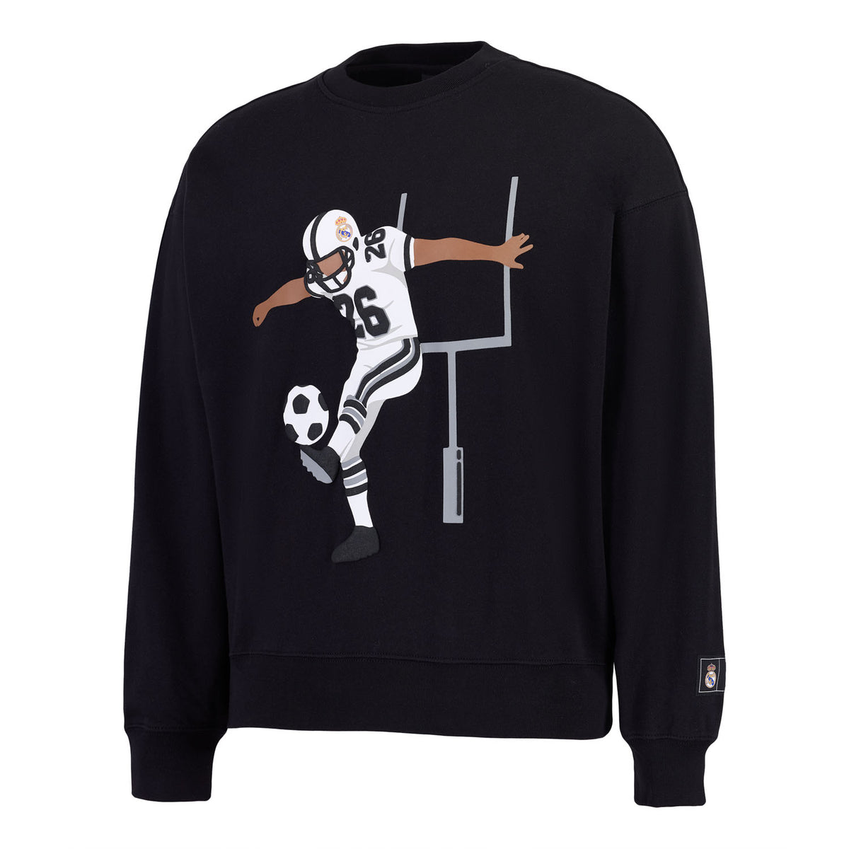 Sweat Homme Real Madrid x NFL Football Américain Noir