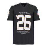 Mens Real Madrid x NFL Football Jersey Grey