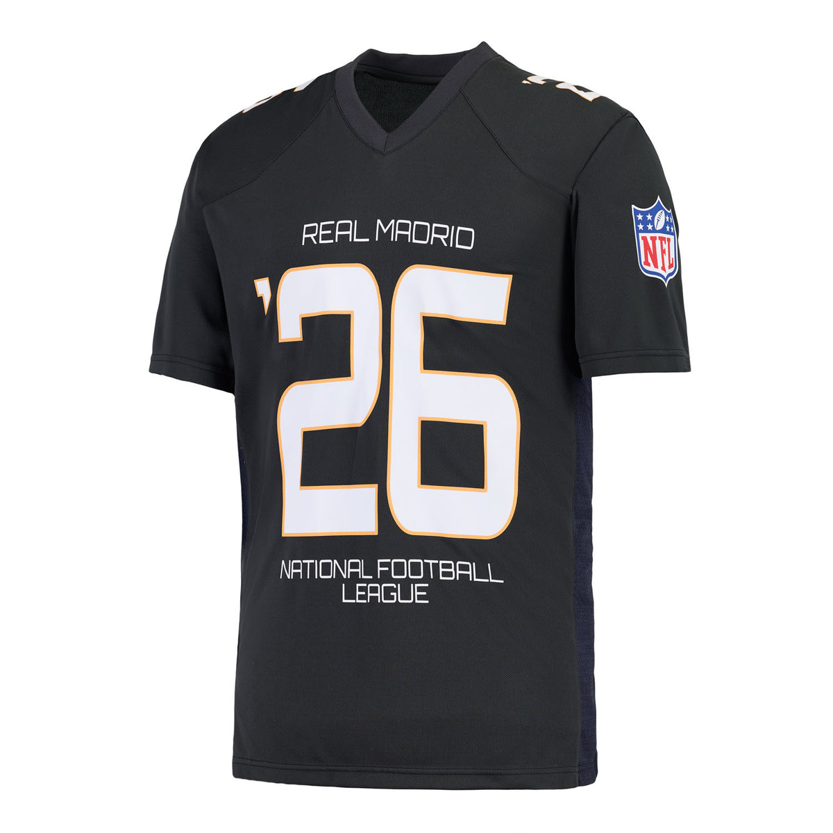 Mens Real Madrid x NFL Football Jersey Grey