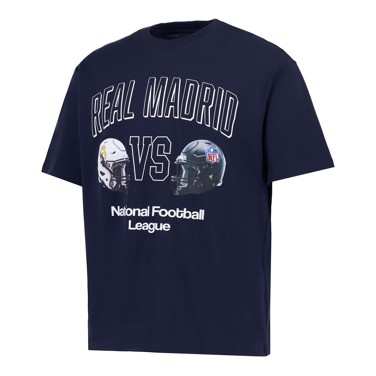 T-shirt Coton Homme Real Madrid x NFL Bleu Marine