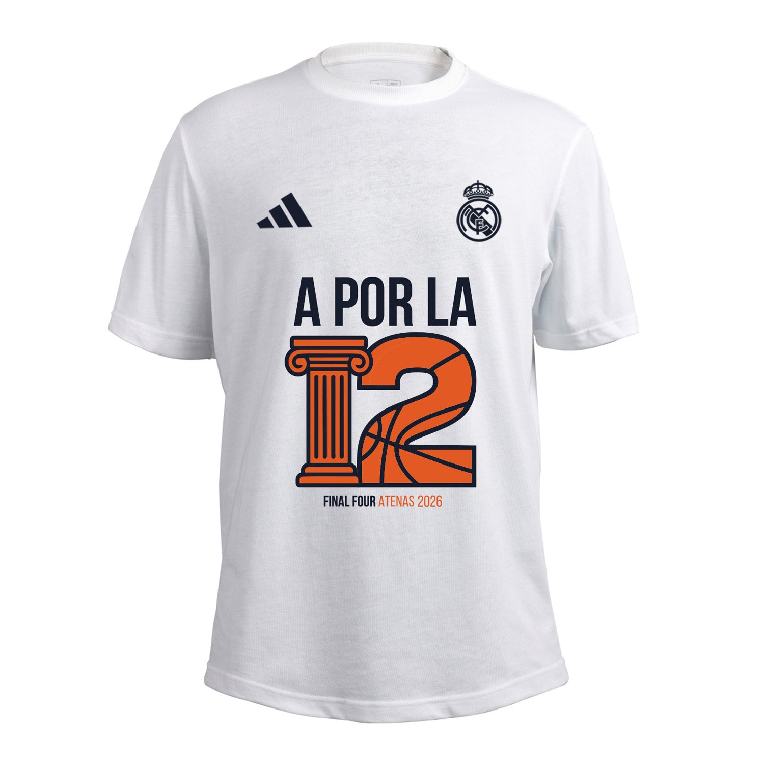 T-shirt adidas Homme Basketball En Route Vers la 12 Blanc