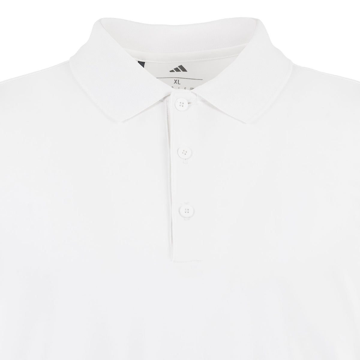 Mens adidas Golf Core Polo White