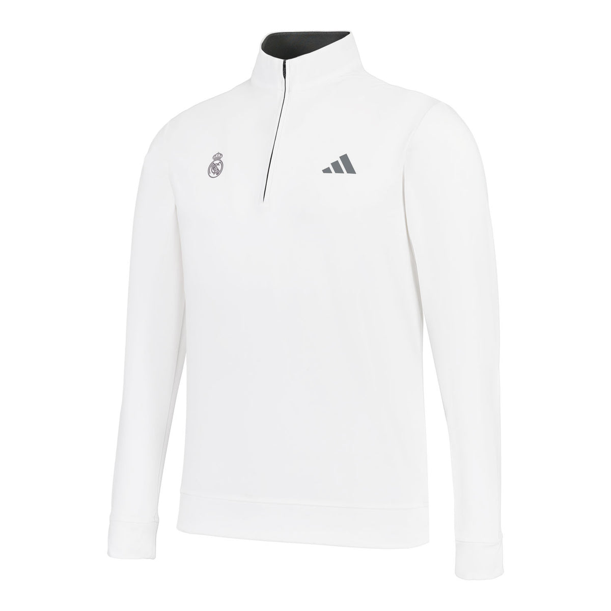 Mens adidas Golf Ultimate365 Quarter Zip White