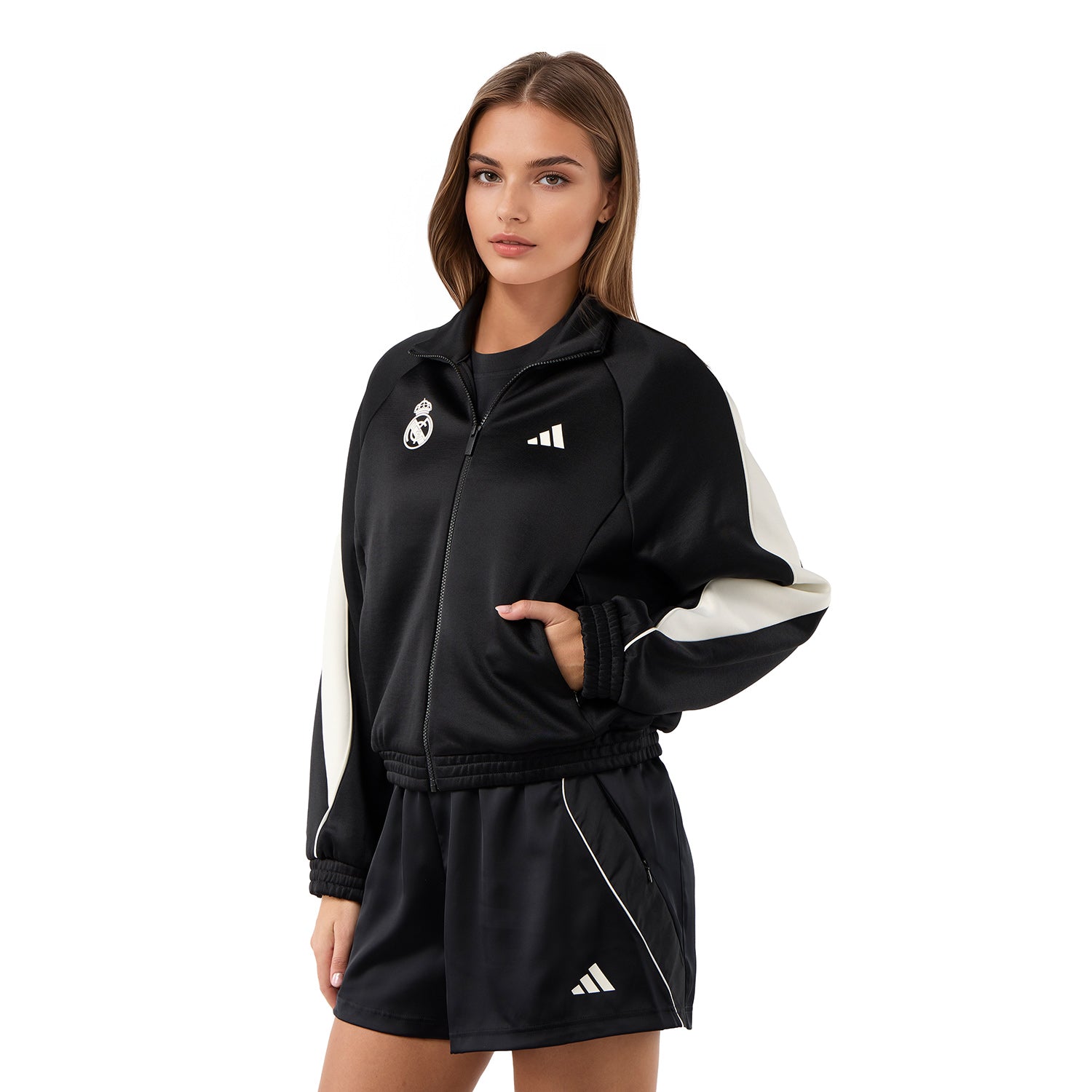 Womens adidas Stadium Tracksuit Jacket Black
