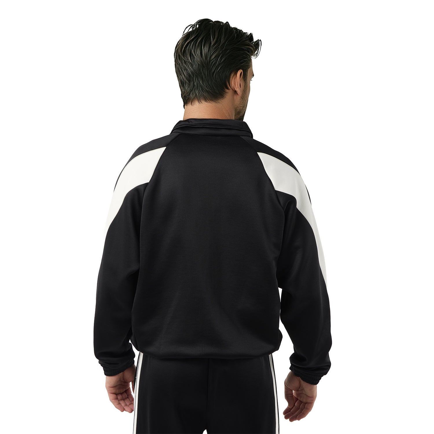 Mens adidas Stadium Tracksuit Jacket Black – Official Real Madrid