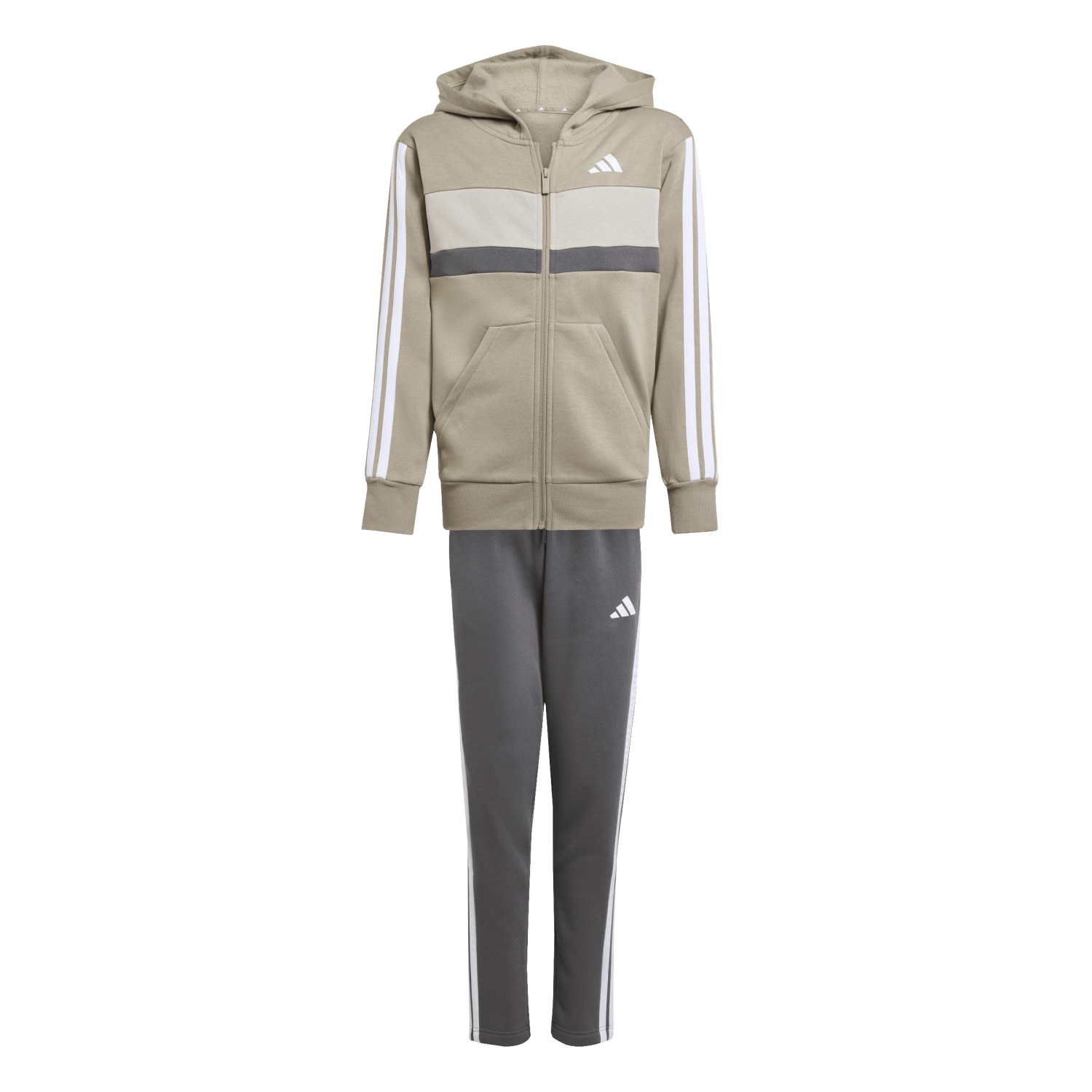 Youth adidas Tracksuit Cotton Grey