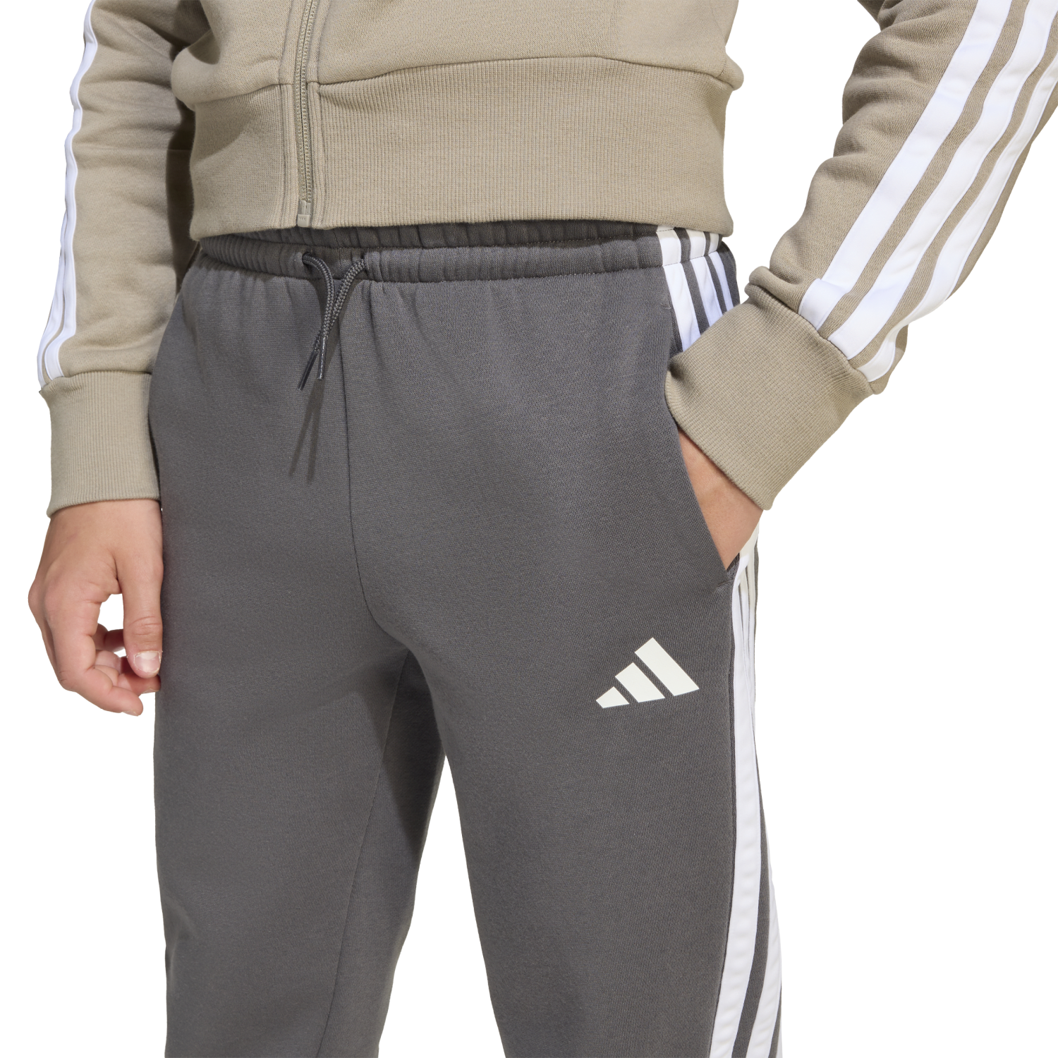 Youth adidas Tracksuit Cotton Grey