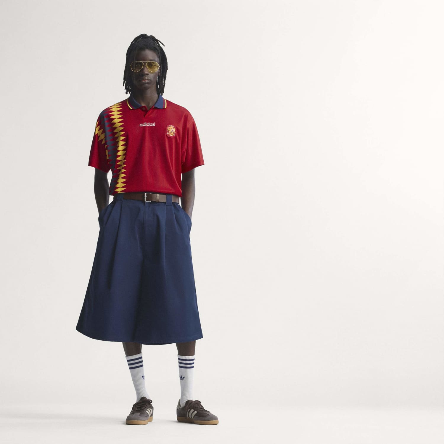 Camiseta Retro España Hombre Primera Equipación 1996 Roja