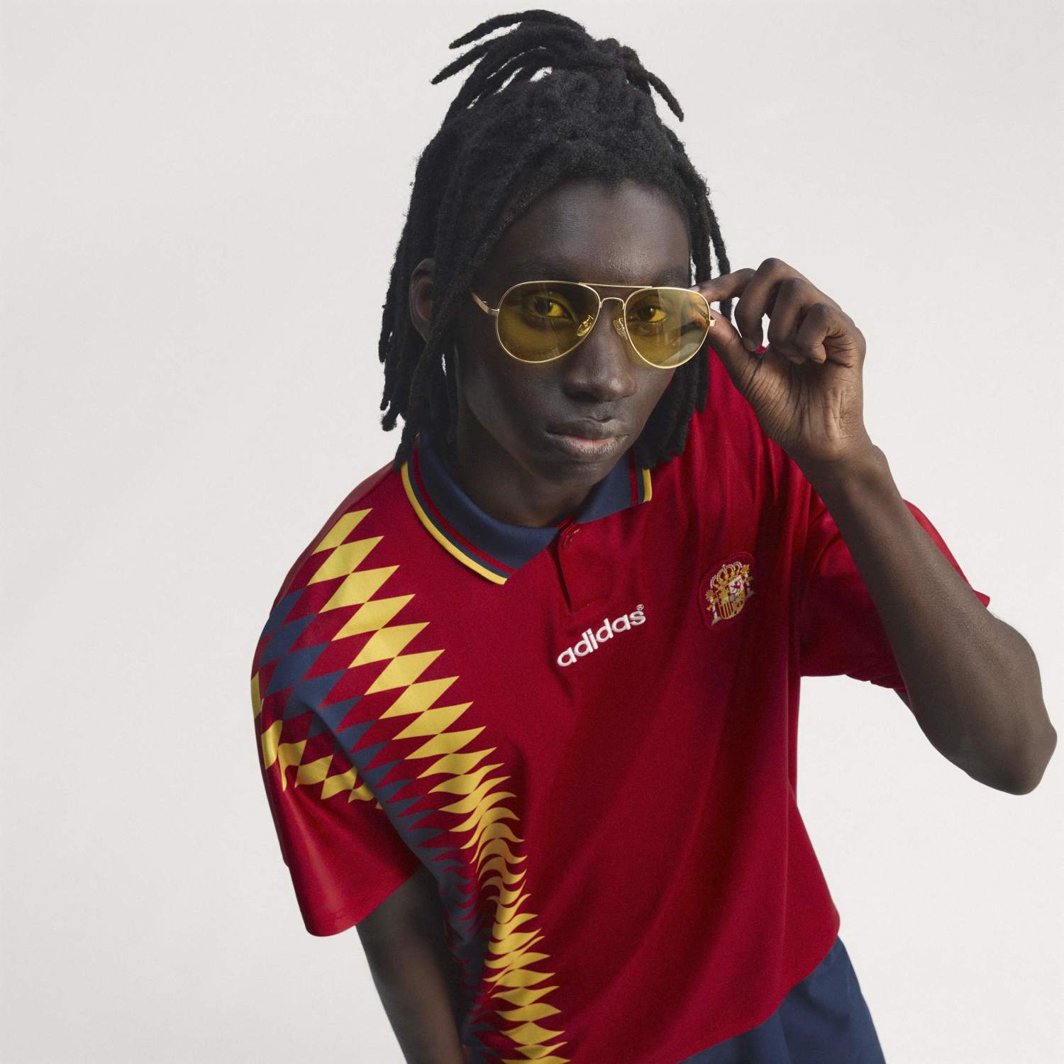 Camiseta Retro España Hombre Primera Equipación 1996 Roja