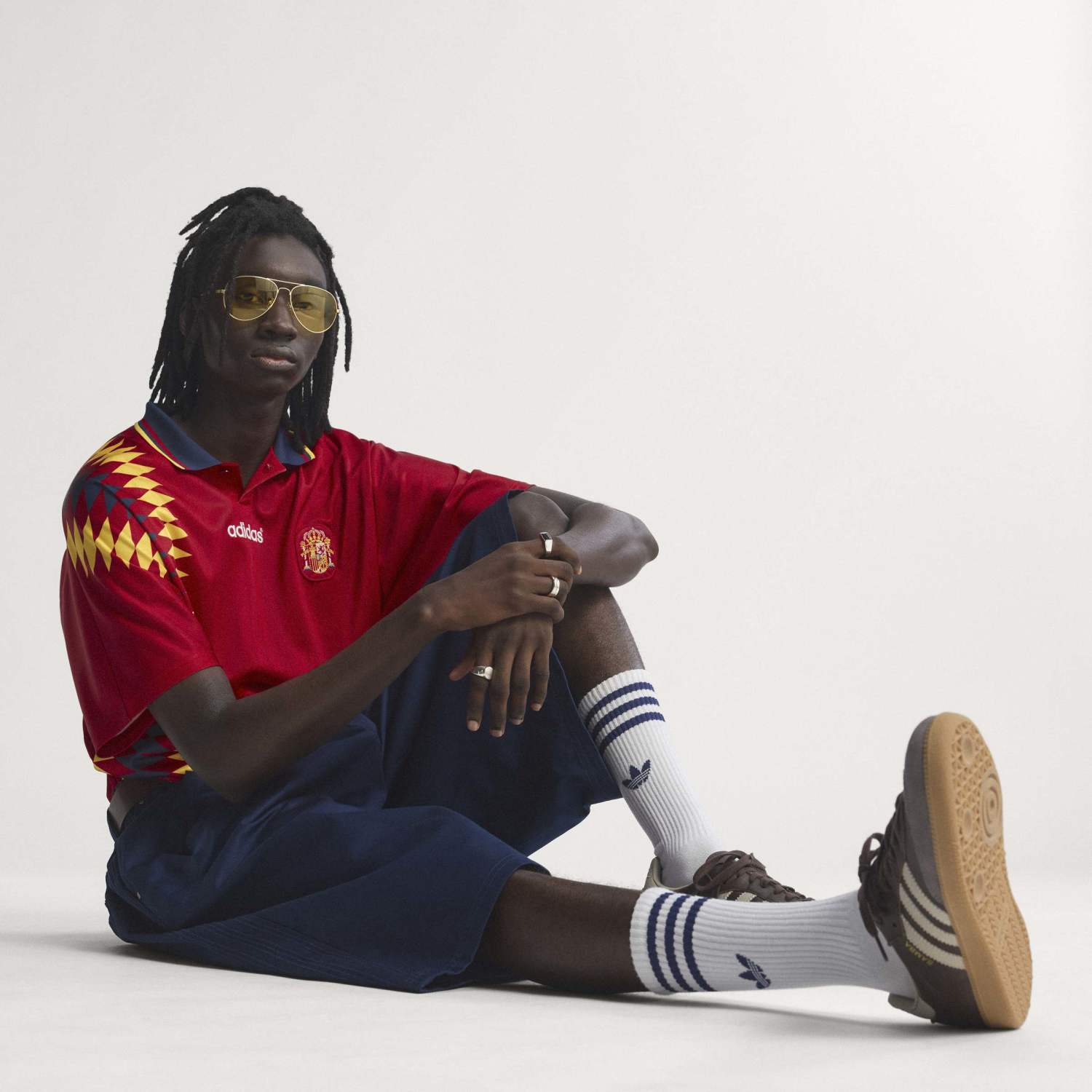 Camiseta Retro España Hombre Primera Equipación 1996 Roja