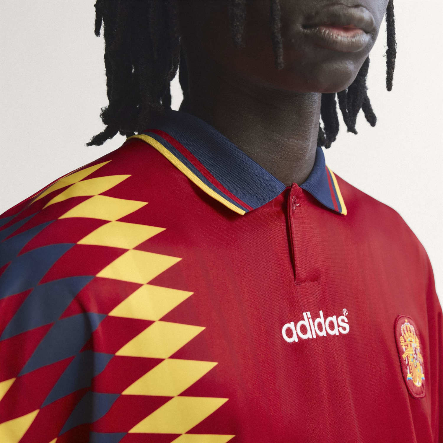 Camiseta Retro España Hombre Primera Equipación 1996 Roja