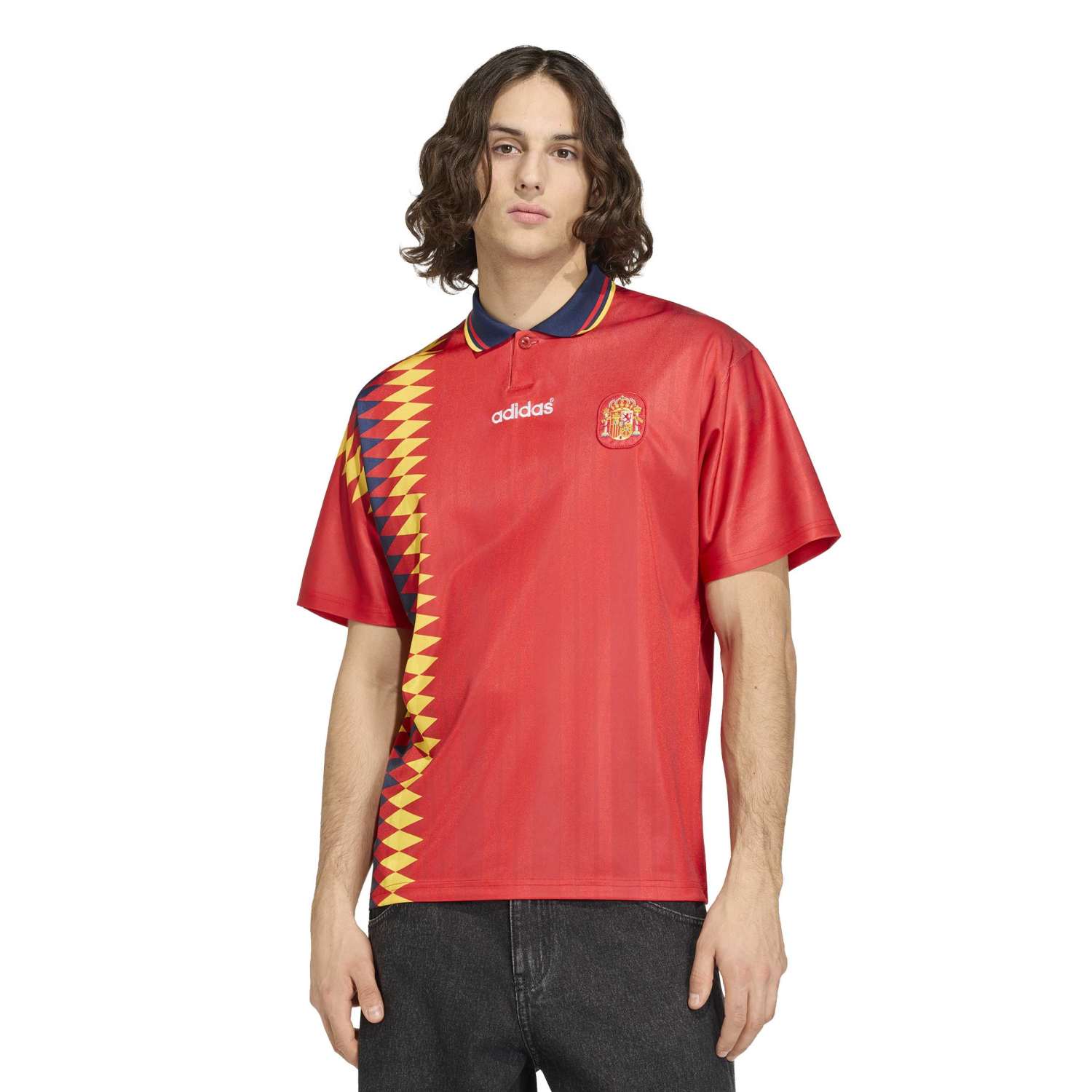 Camiseta Retro España Hombre Primera Equipación 1996 Roja