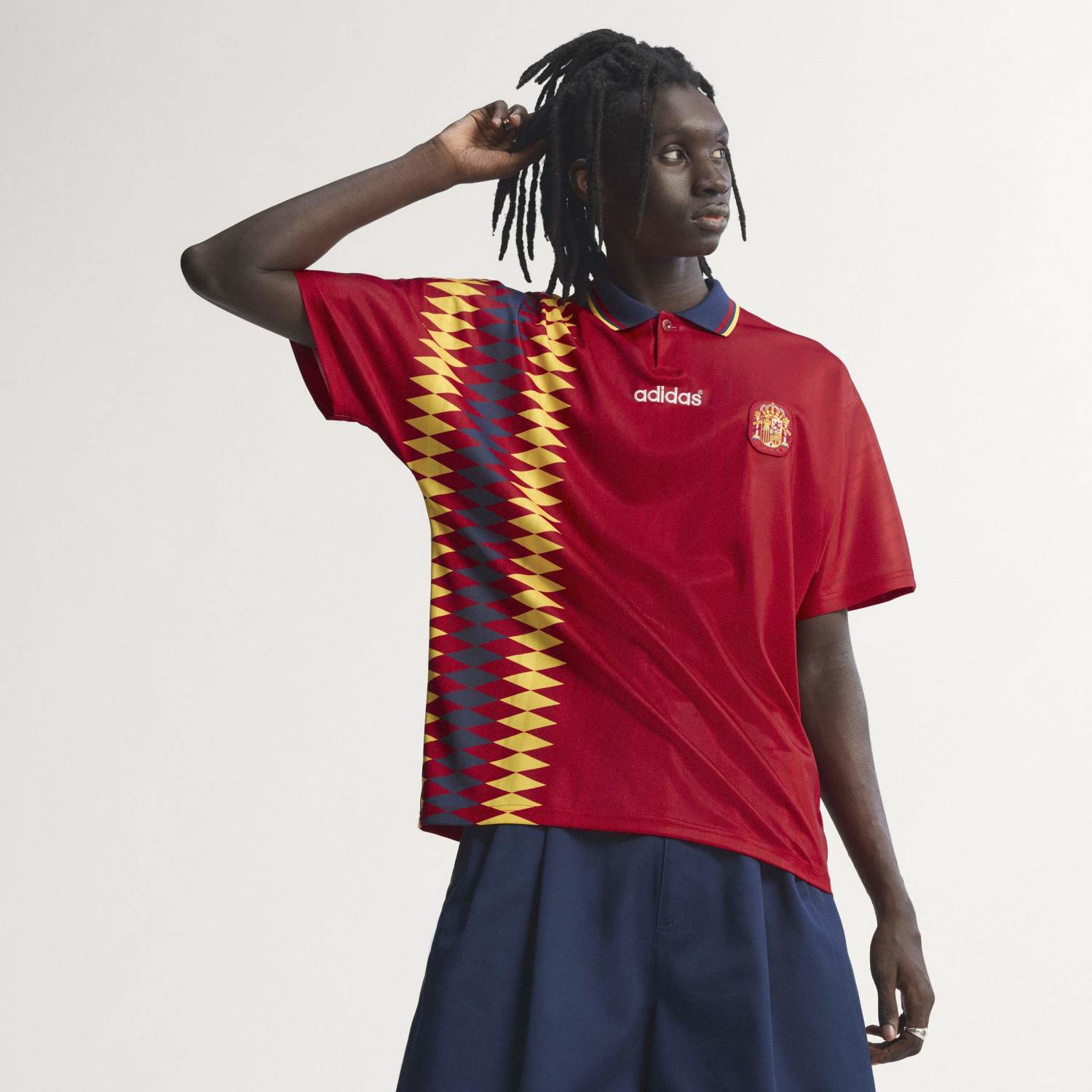 Camiseta Retro España Hombre Primera Equipación 1996 Roja