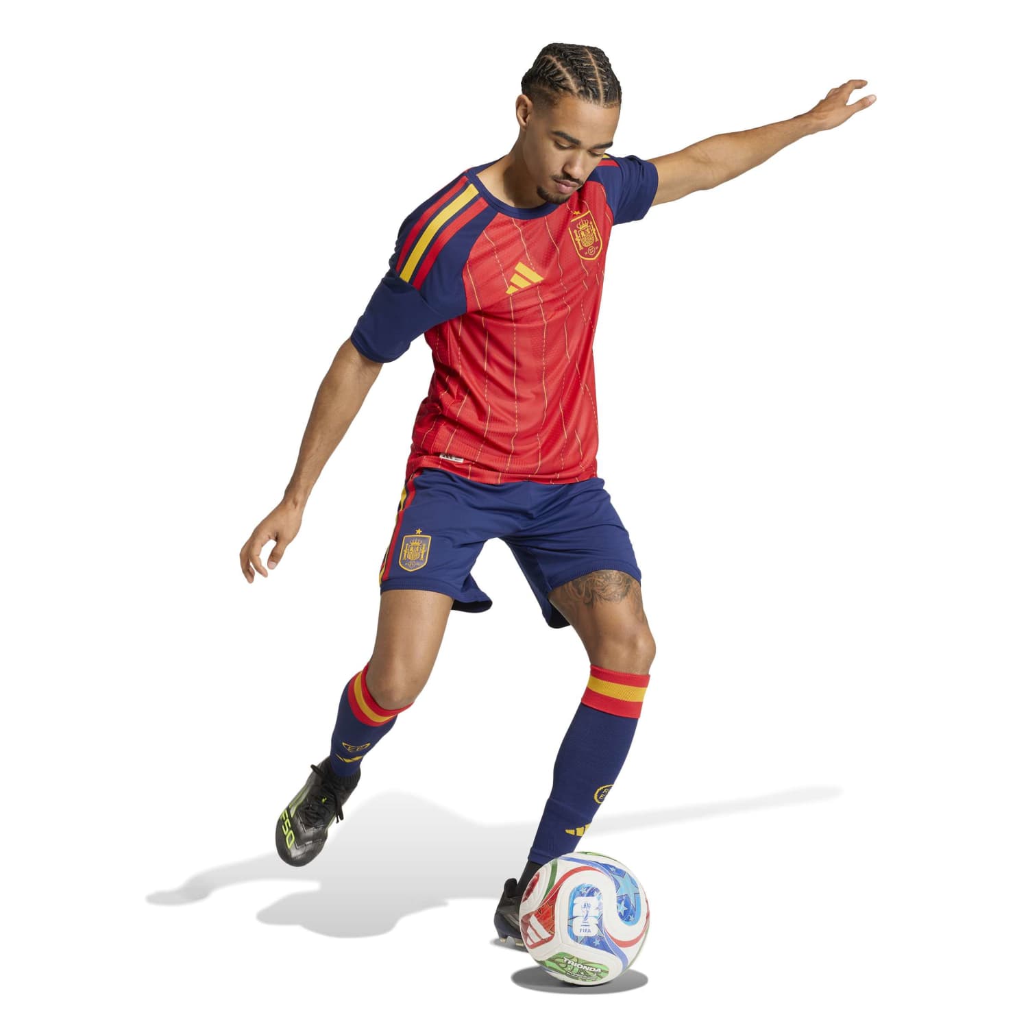 Maillot Authentic Espagne Homme Domicile Coupe du Monde 2026 Rouge