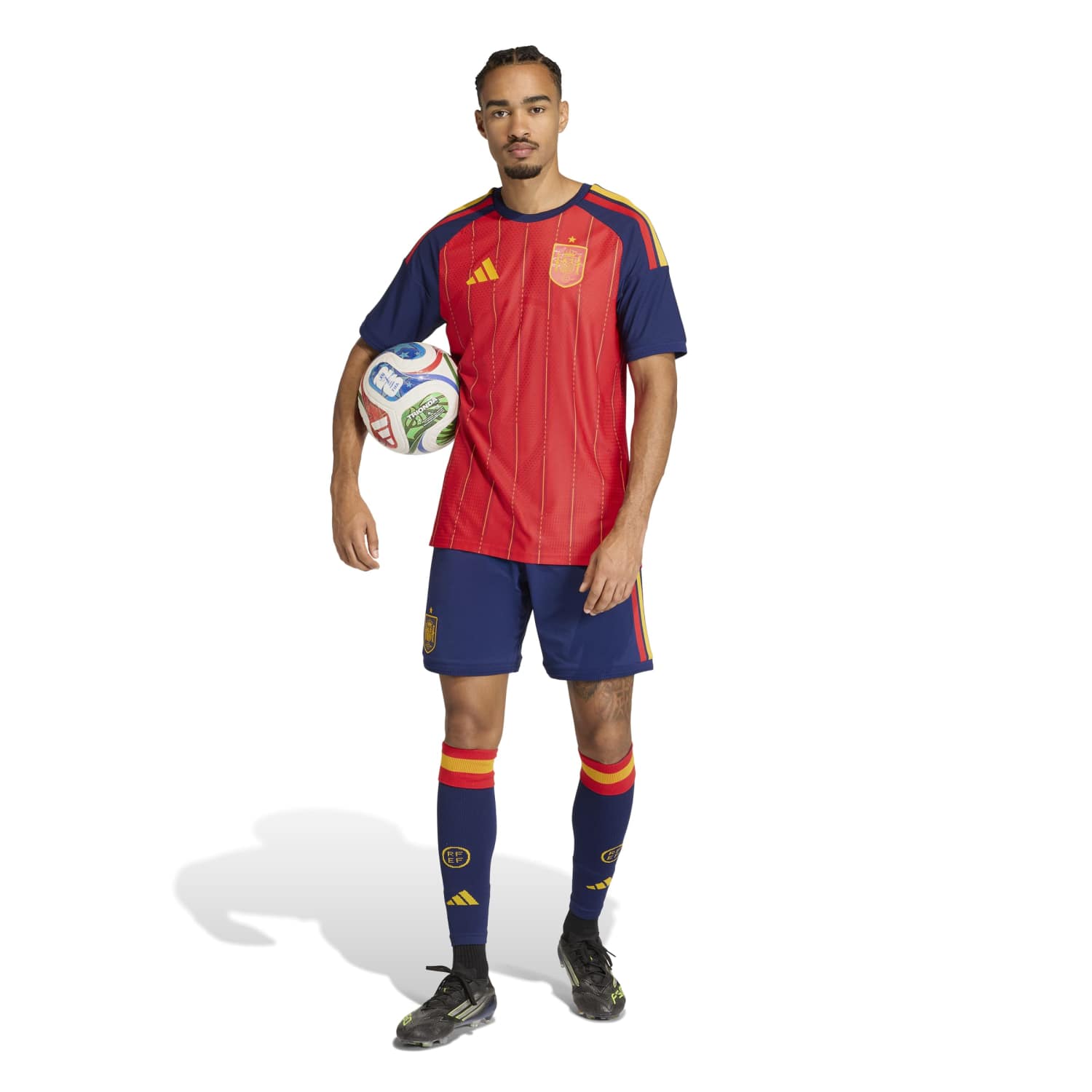 Maillot Authentic Espagne Homme Domicile Coupe du Monde 2026 Rouge