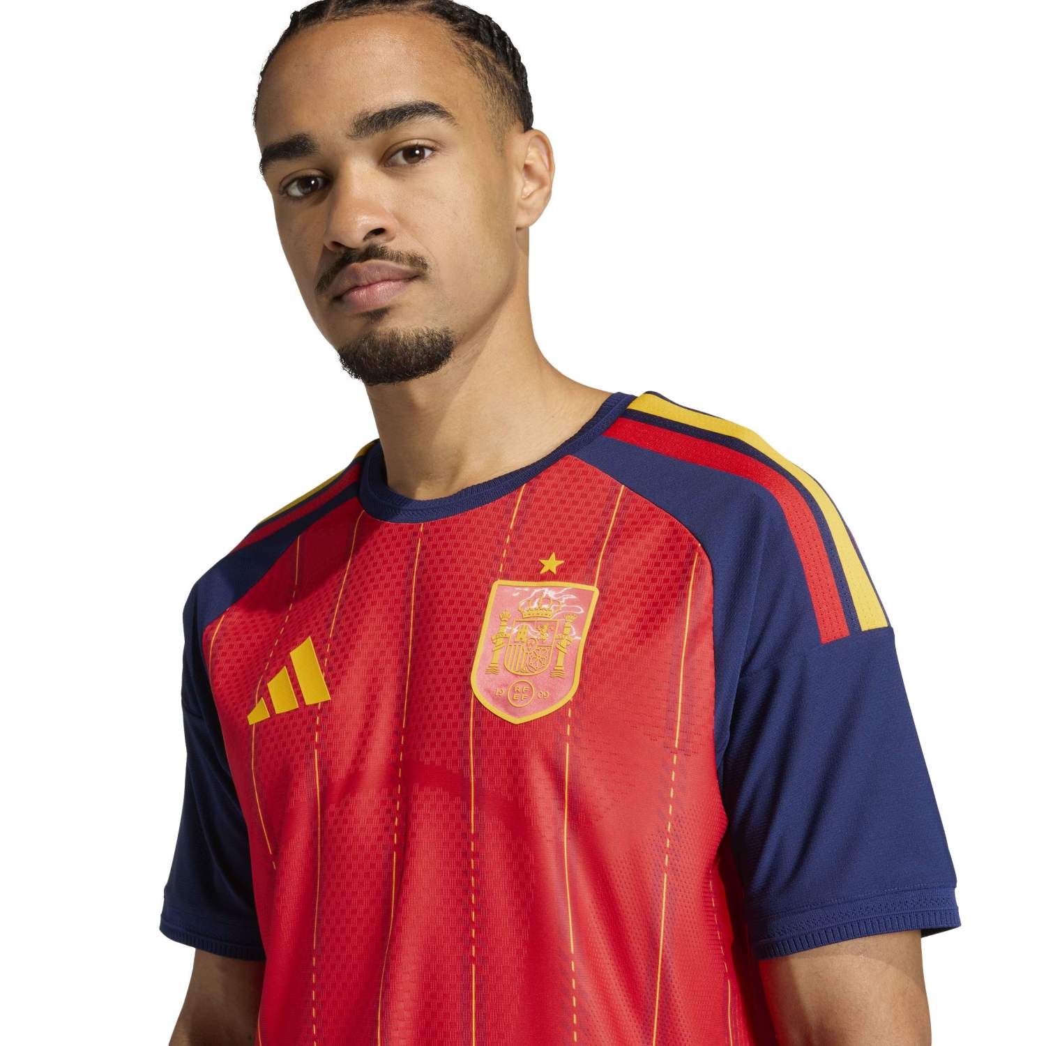 Maillot Authentic Espagne Homme Domicile Coupe du Monde 2026 Rouge