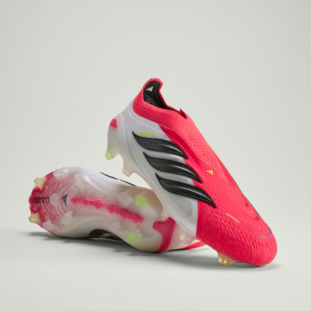 Mens adidas Predator Elite Laceless Football Boots Red