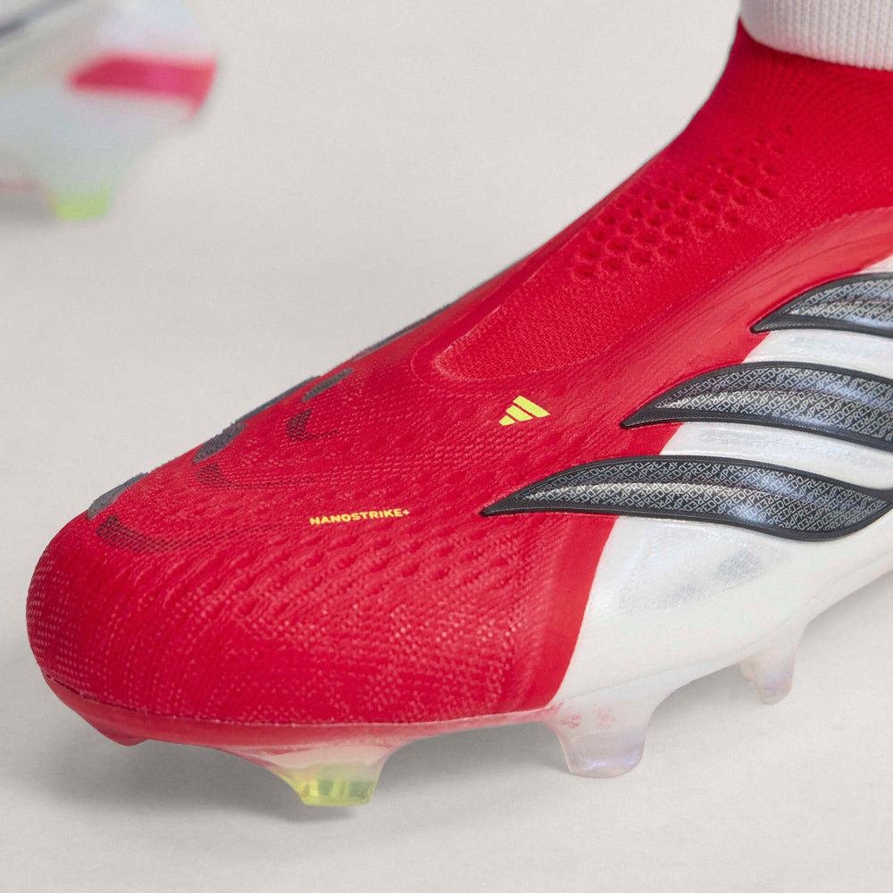 Mens adidas Predator Elite Laceless Football Boots Red