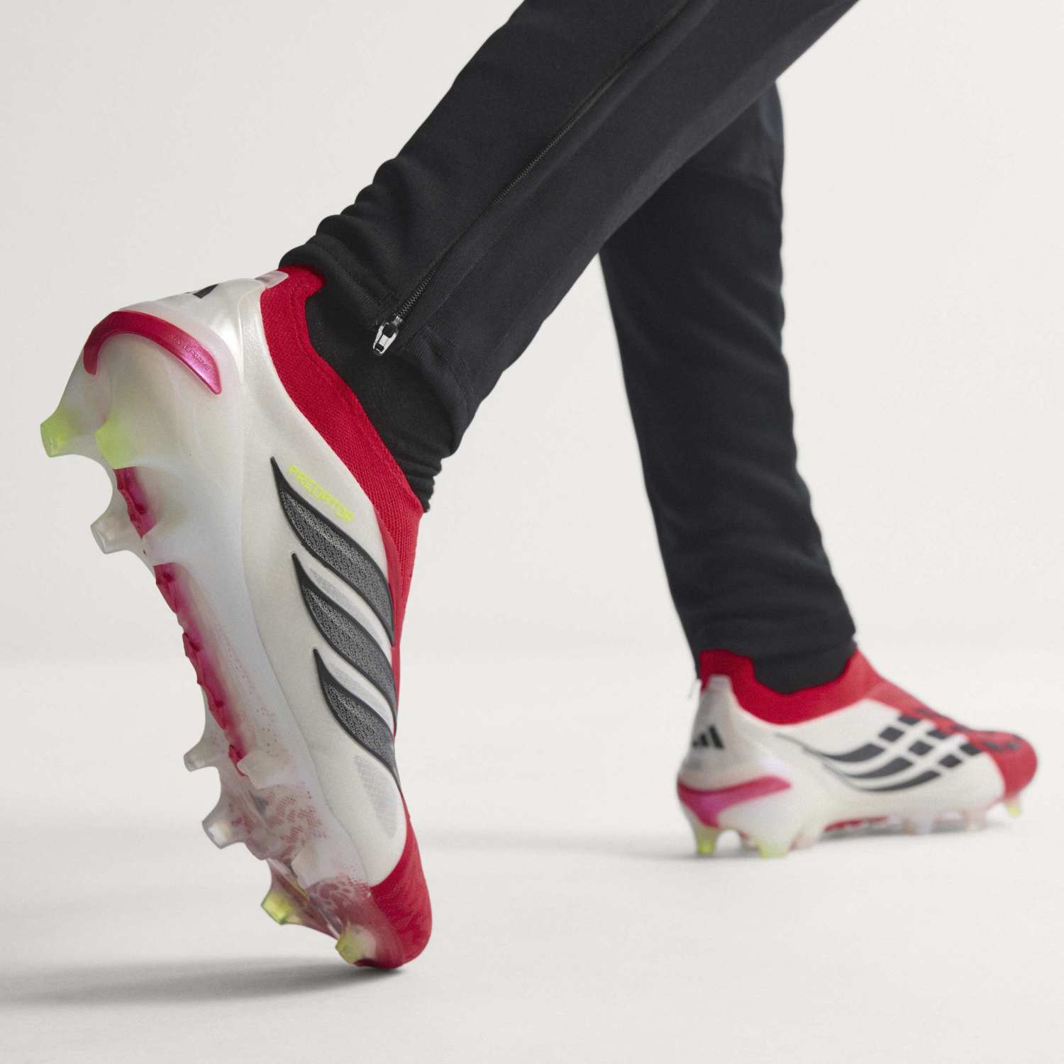 Mens adidas Predator Elite Laceless Football Boots Red – Official