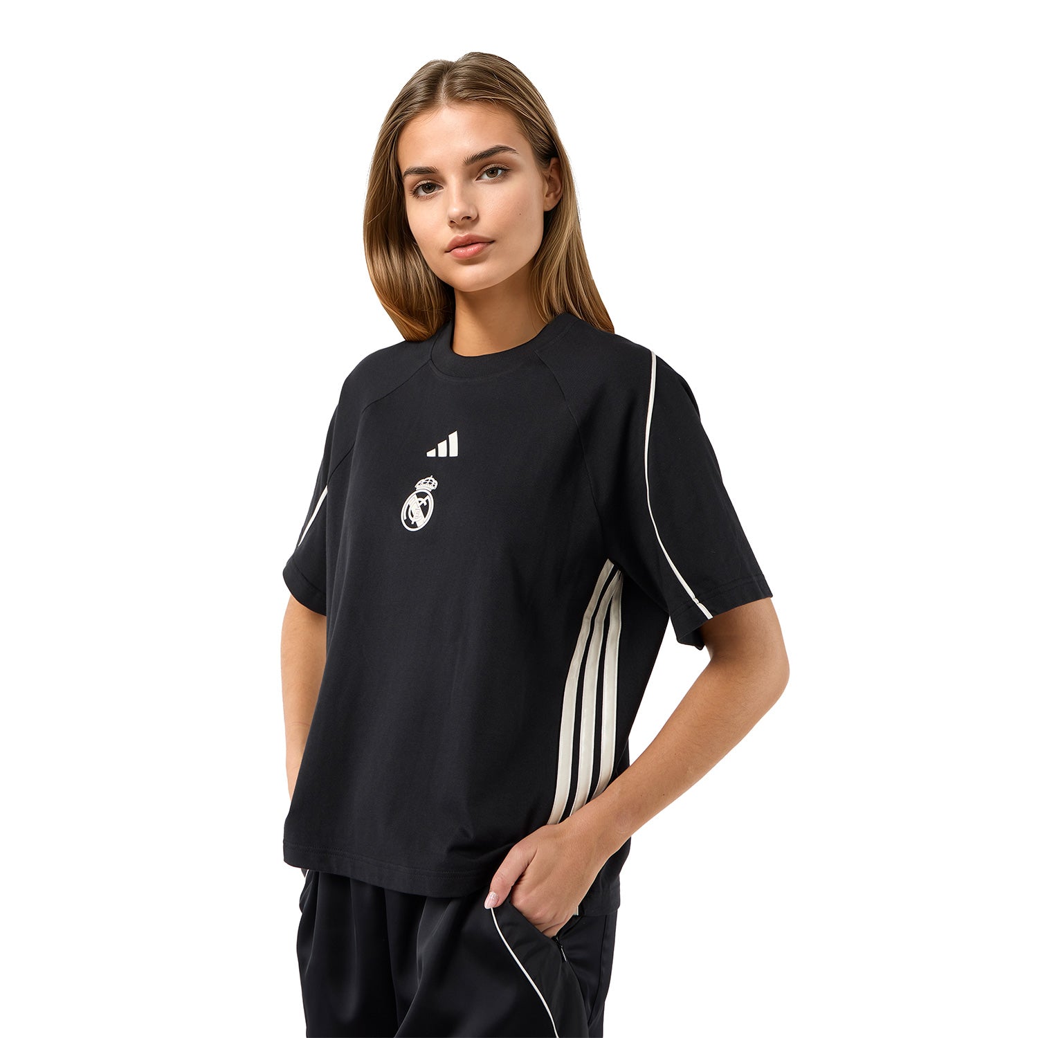 T-Shirt Femme adidas Stadium Noir