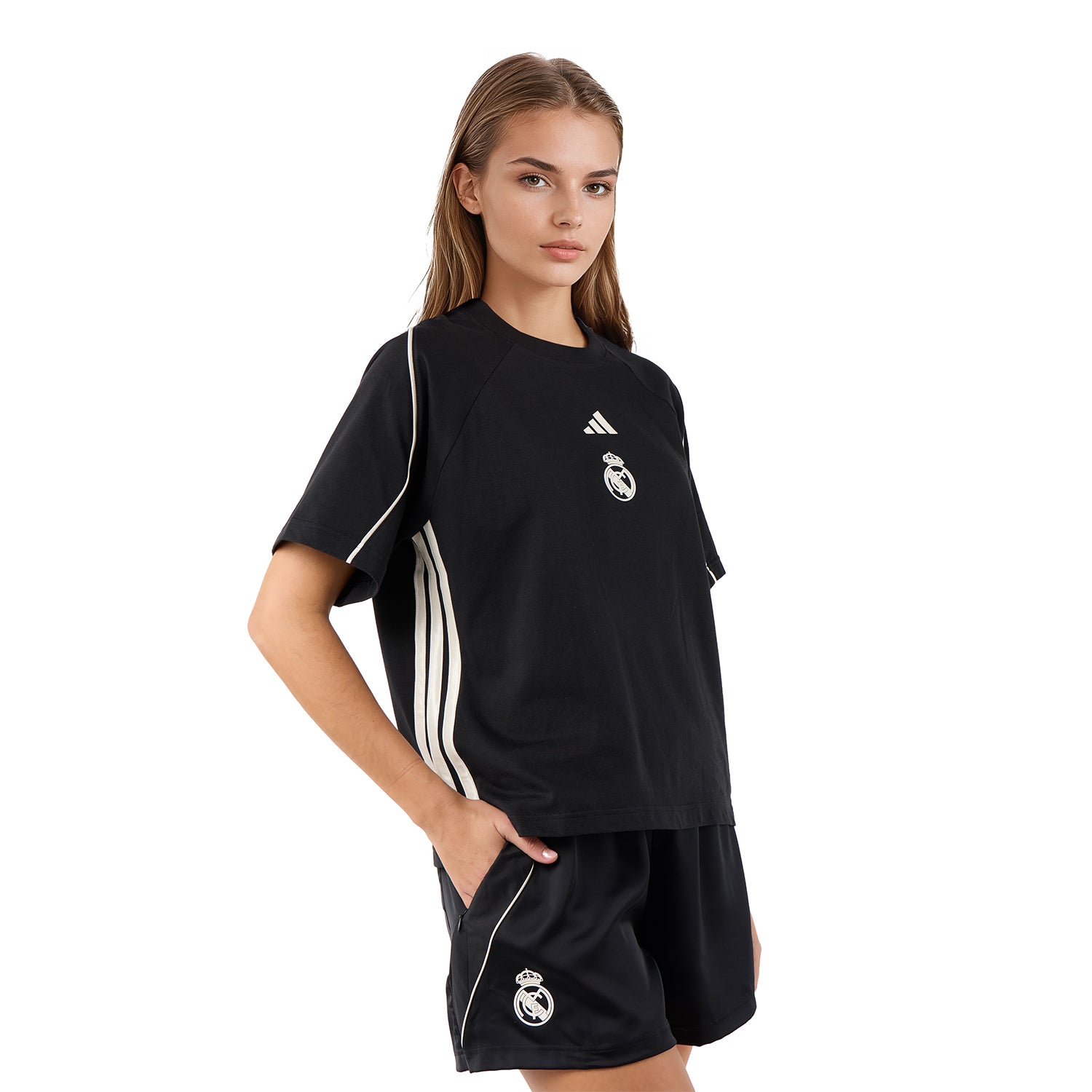 T-Shirt Femme adidas Stadium Noir