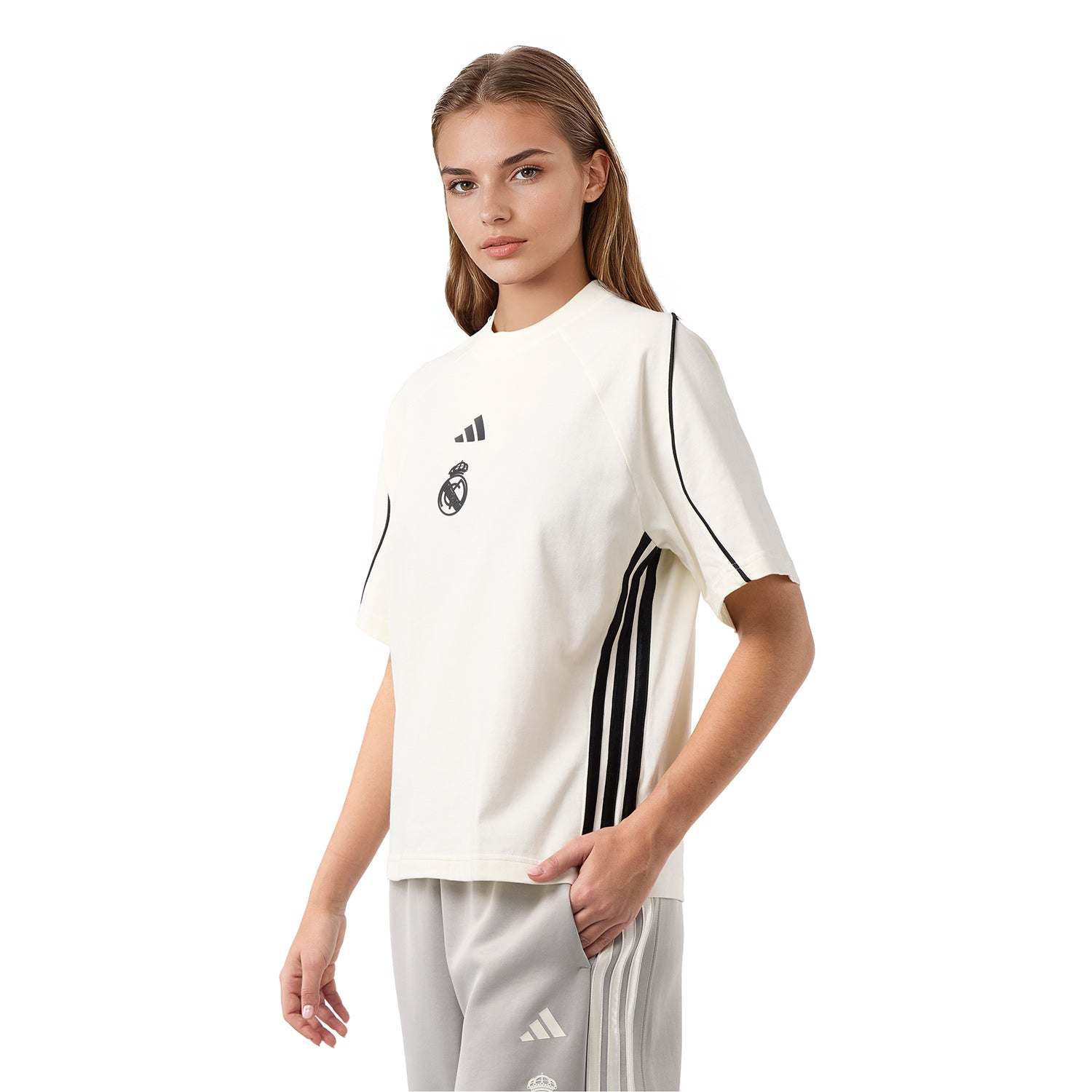 T-Shirt Femme adidas Stadium Blanc