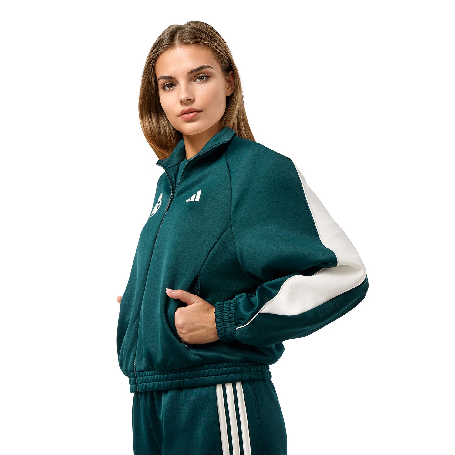 Chaqueta Chándal Mujer adidas Stadium Verde