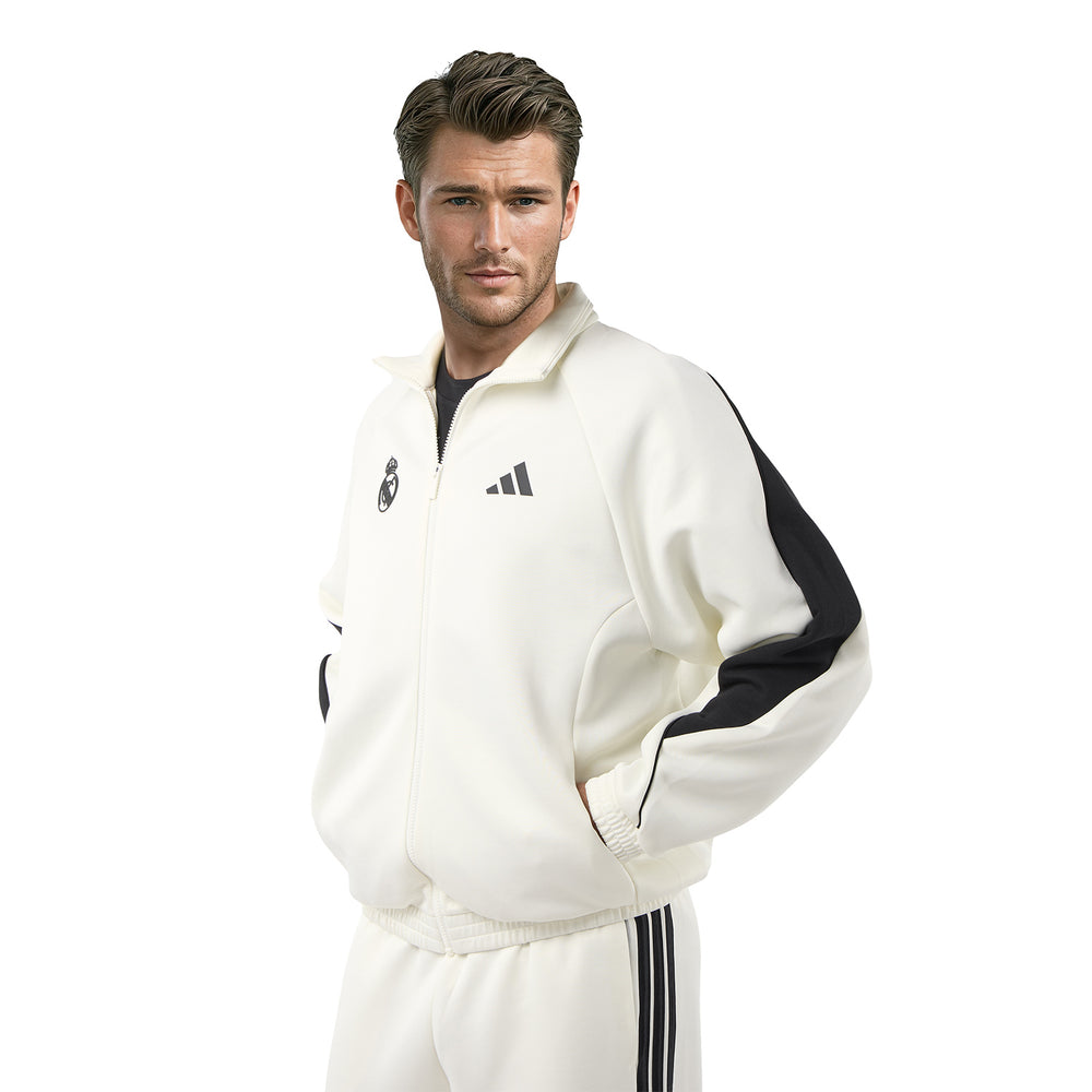 Veste Survetement Homme adidas Stadium Blanche