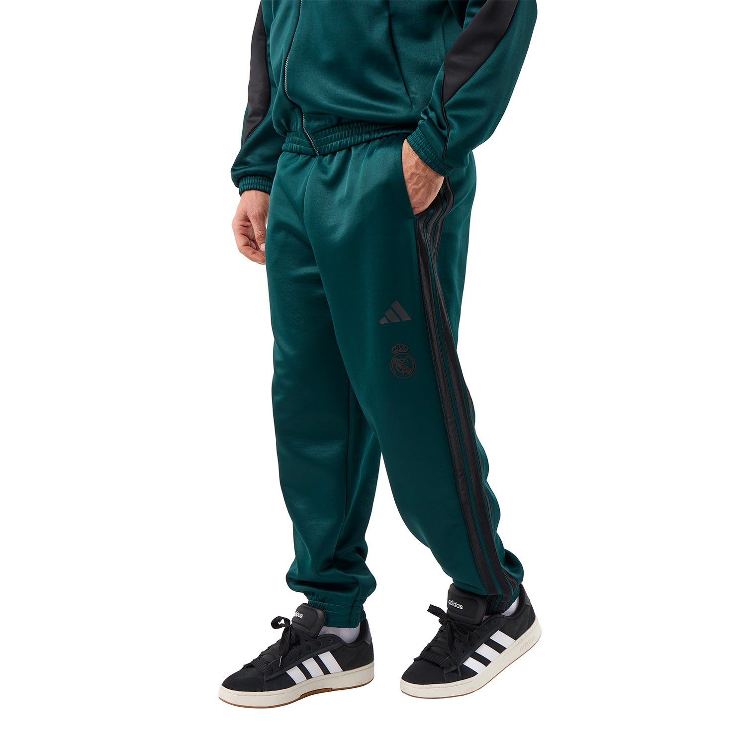 Mens adidas Stadium Tracksuit Pants Green