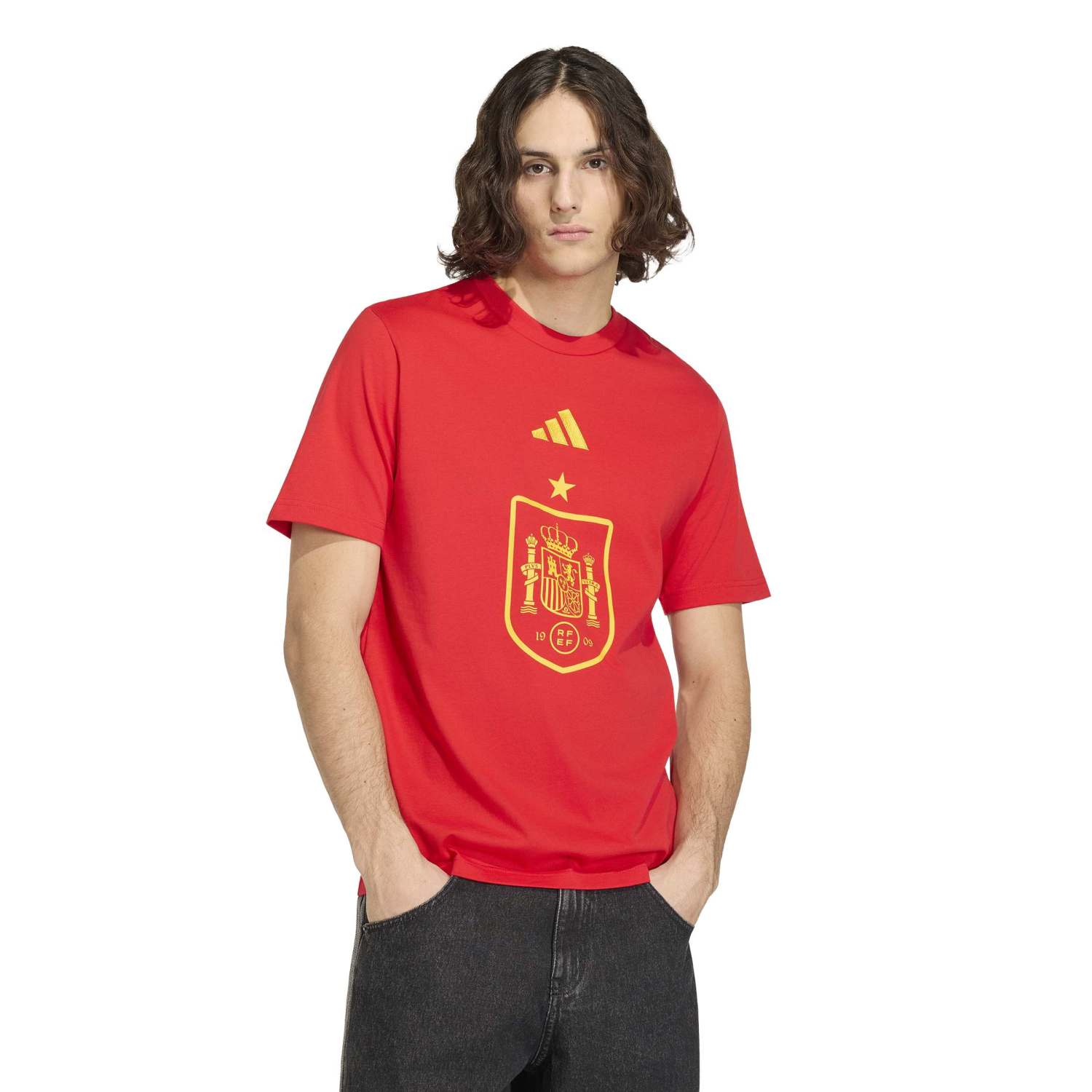 Spain Mens adidas DNA Graphic T-Shirt World Cup 2026