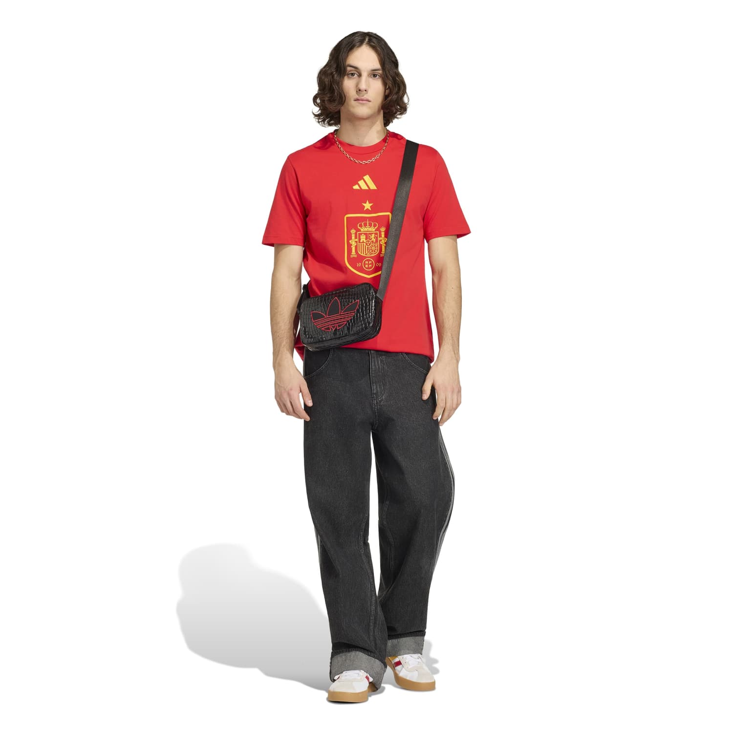 Spain Mens adidas DNA Graphic T-Shirt World Cup 2026
