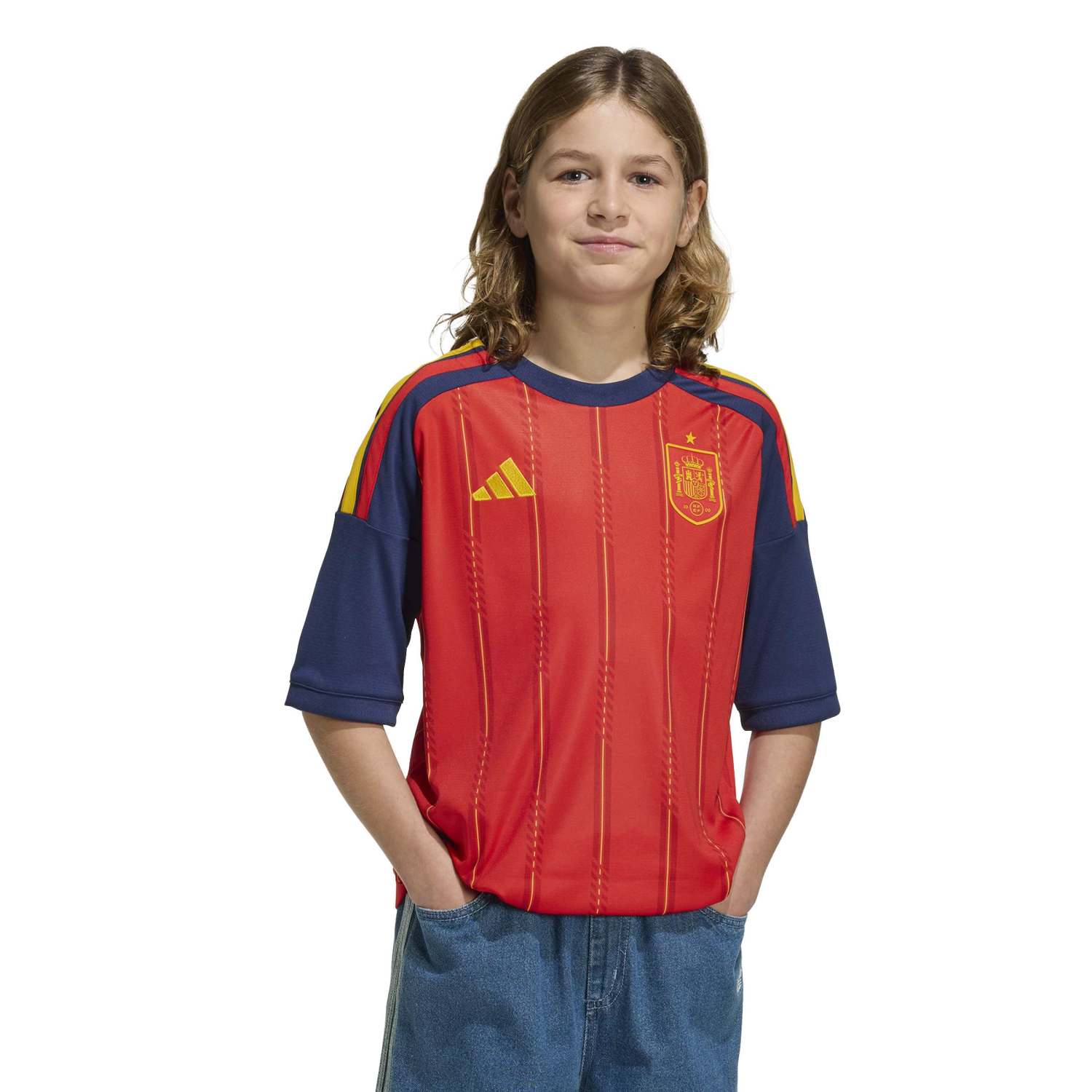 Spain Kids Home Jersey World Cup 2026 Red