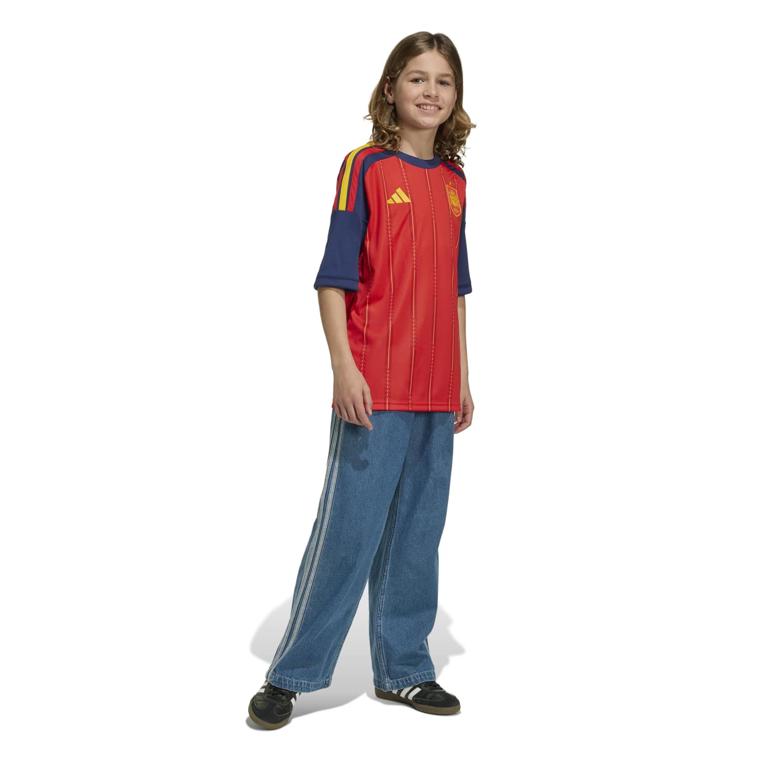 Spain Kids Home Jersey World Cup 2026 Red