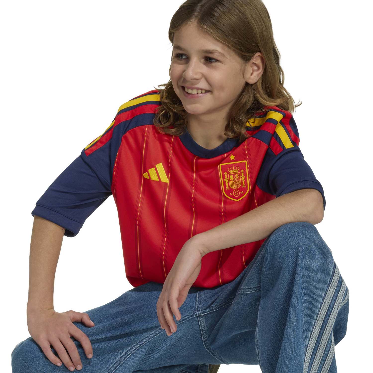 Spain Kids Home Jersey World Cup 2026 Red