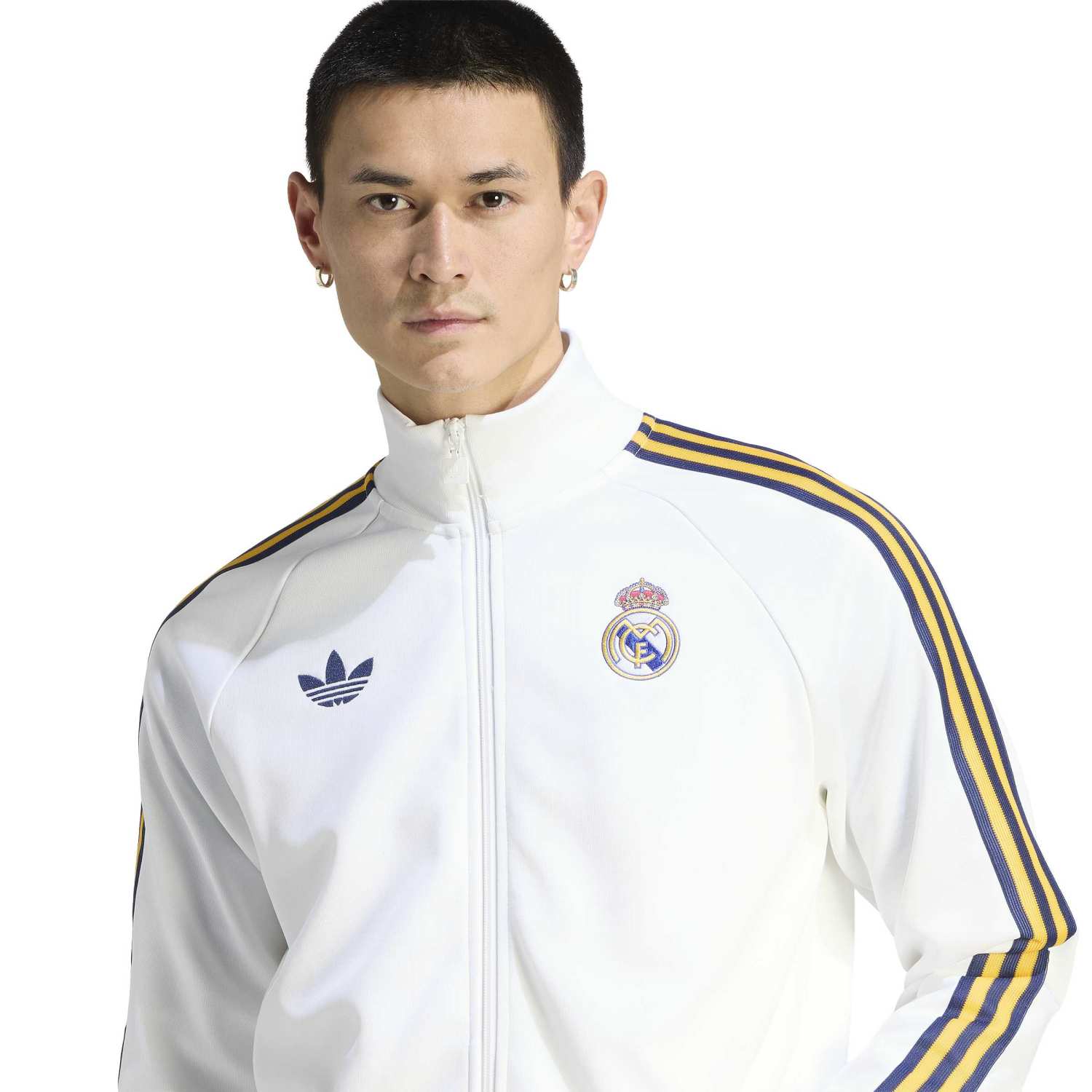 Mens Tracksuit Jacket adidas Originals 25/26 White – Real Madrid