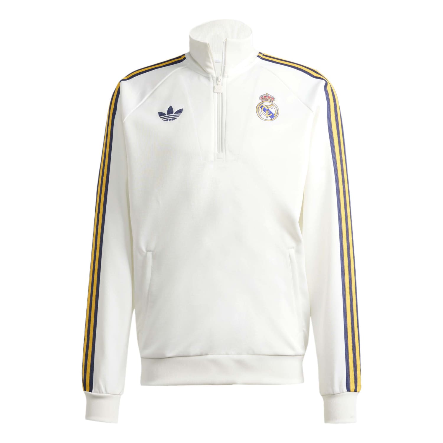 Mens Half-Zip Sweatshirt adidas Originals 25/26 White – Official