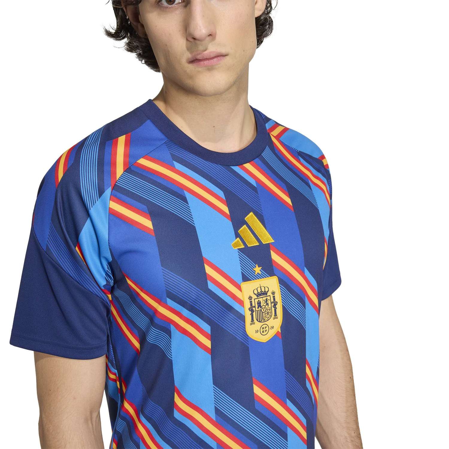 Spain Mens adidas Warm-Up T-Shirt World Cup 2026 Red