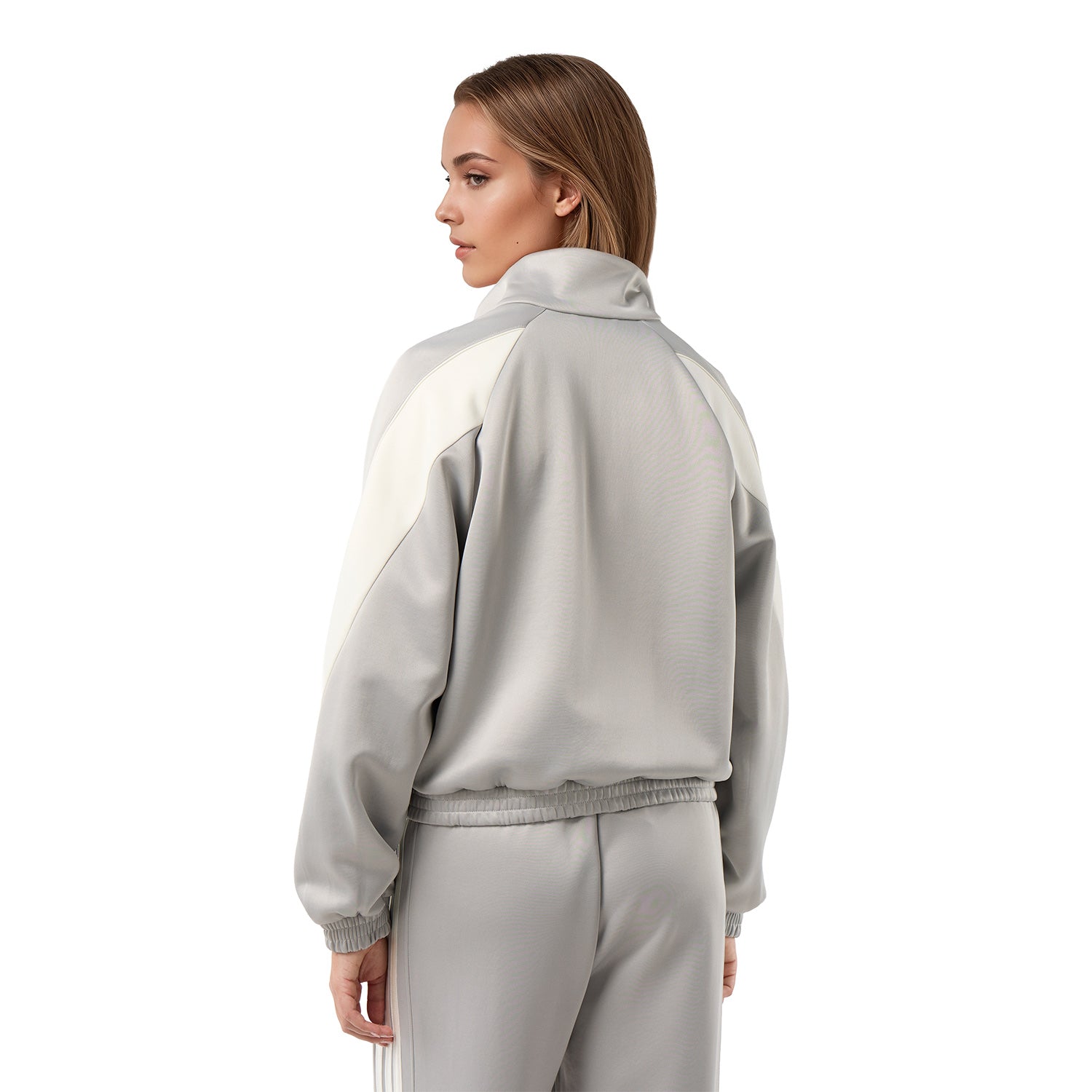Womens adidas Stadium Tracksuit Jacket Grey
