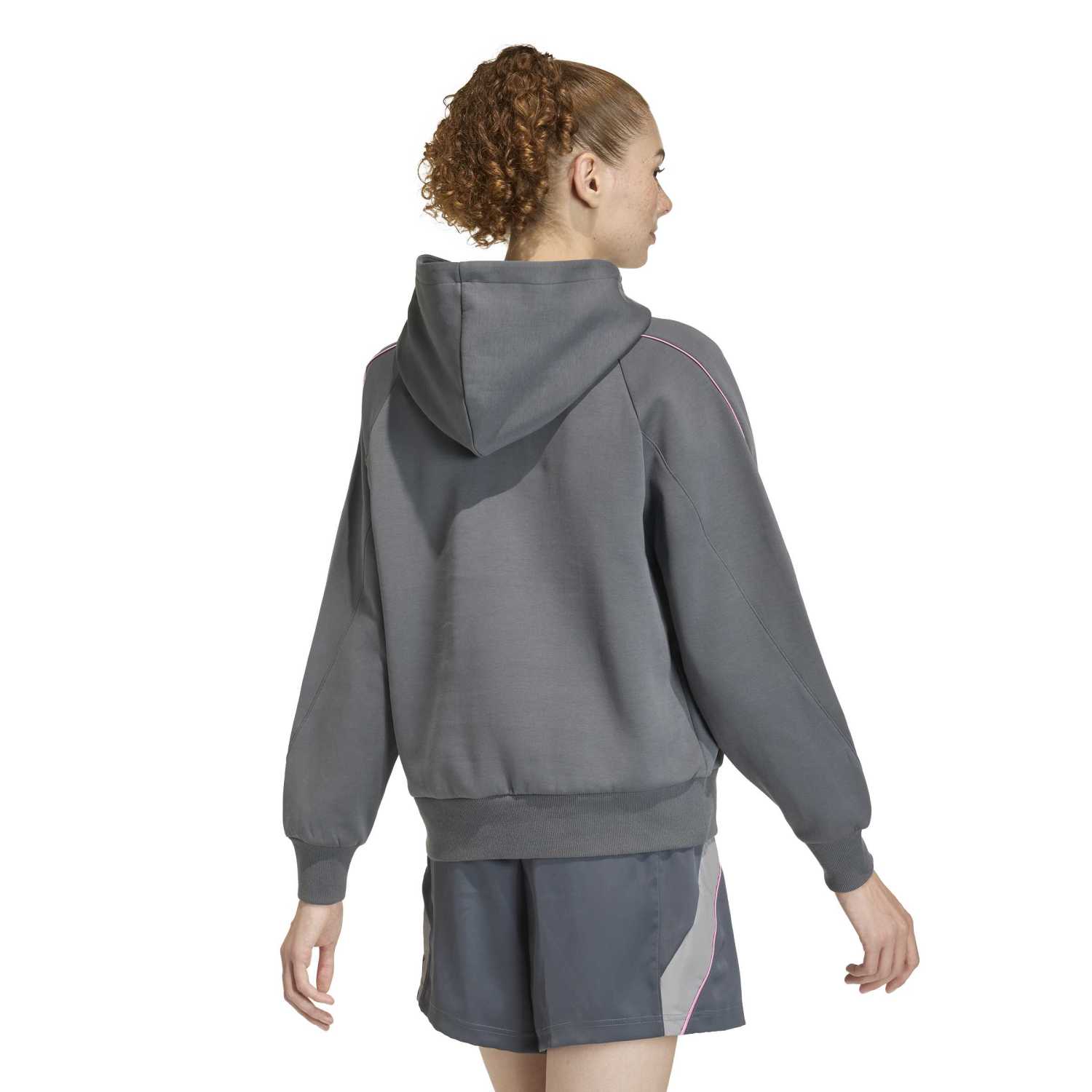 Sudadera Capucha Mujer adidas Stadium Gris