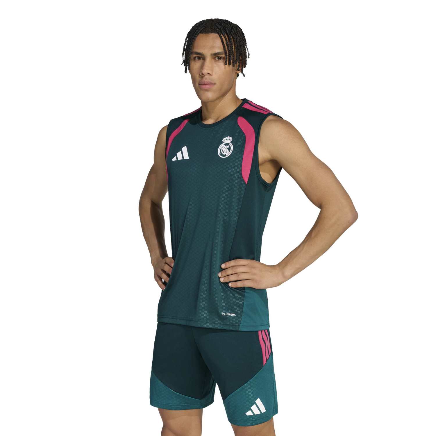 T-shirt Sans Manches d'Entraînement Homme adidas 26/27 Vert