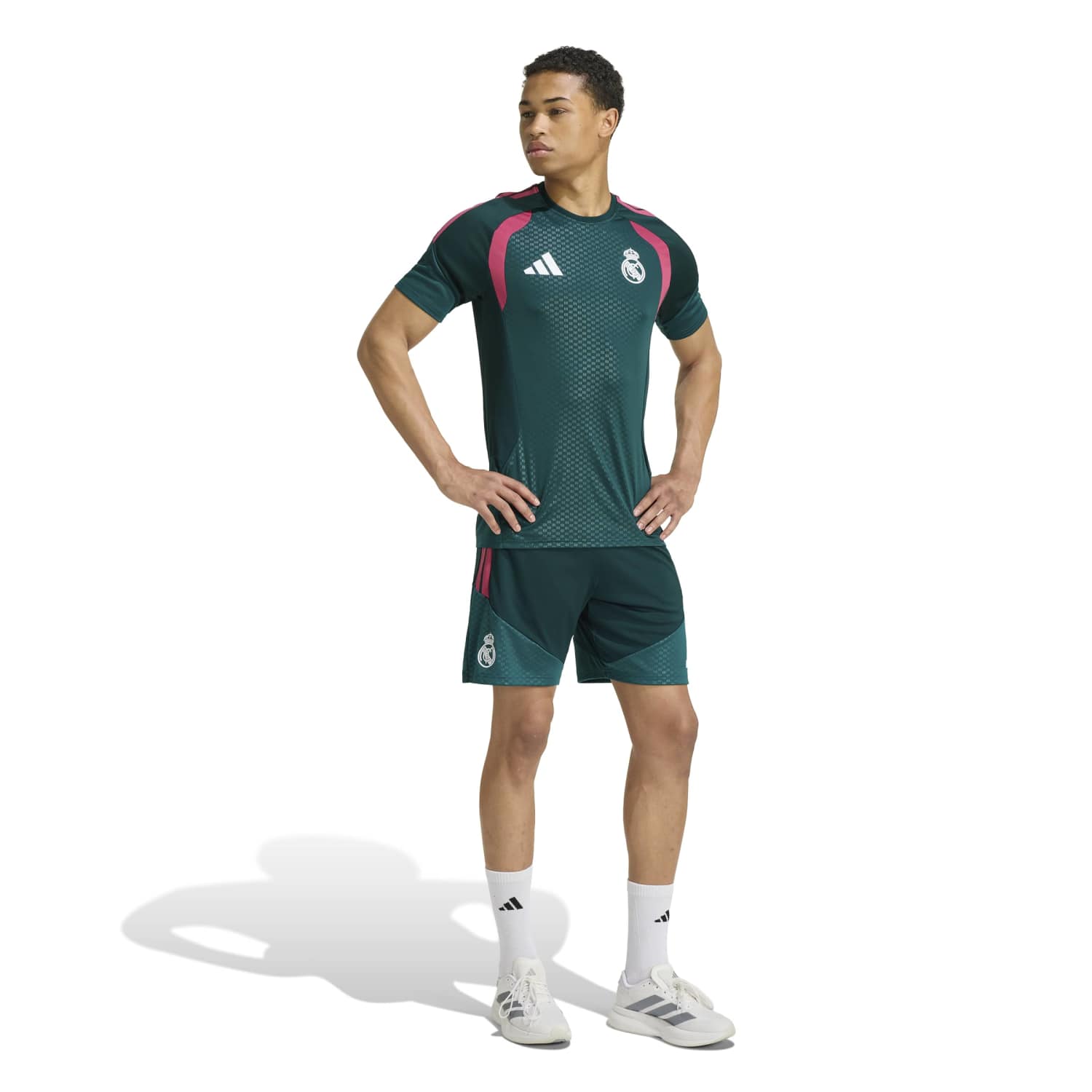 Mens adidas Training Shirt 26/27 Green – Official Real Madrid Store