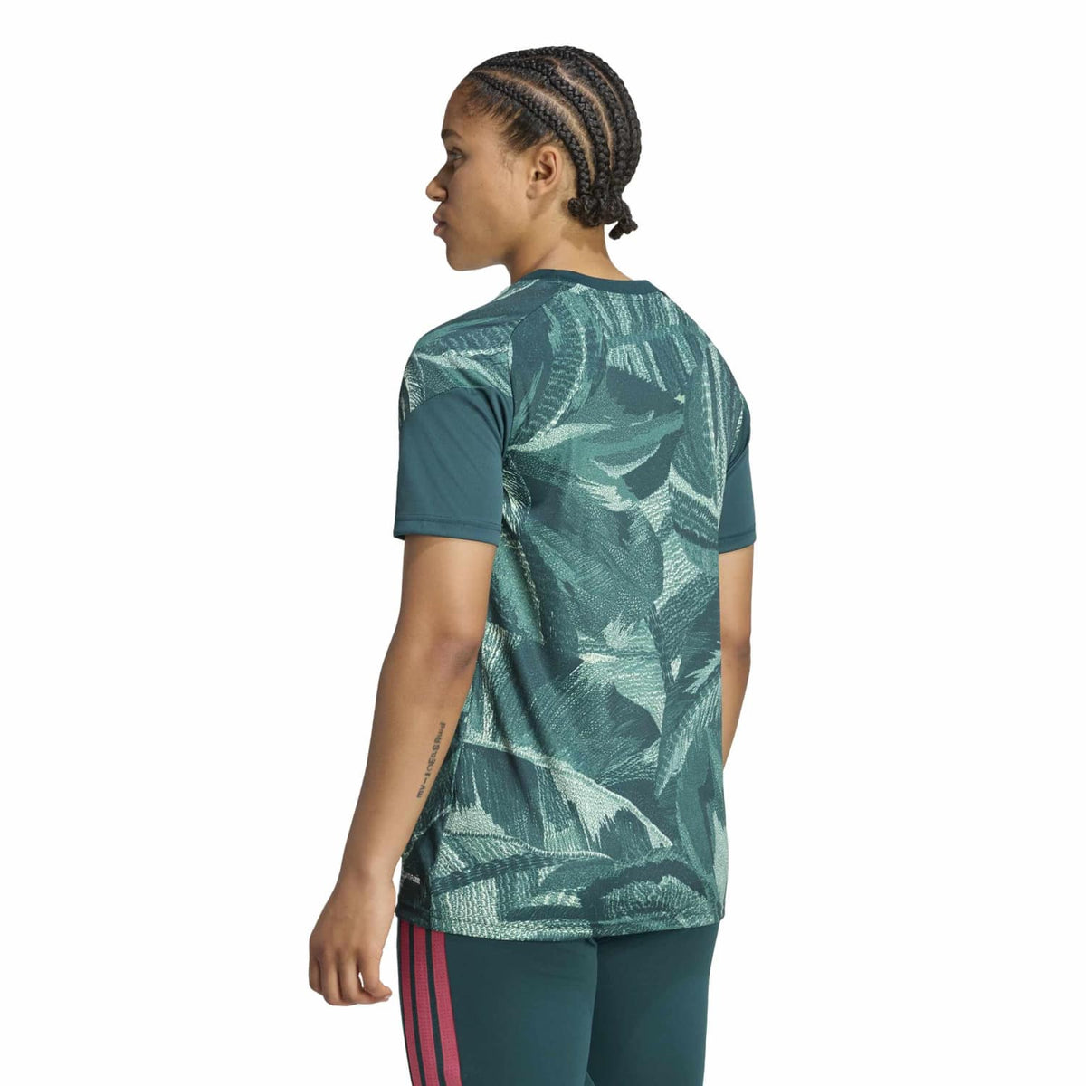 Womens adidas x FARM Rio Warm Up Shirt 26/27 Green