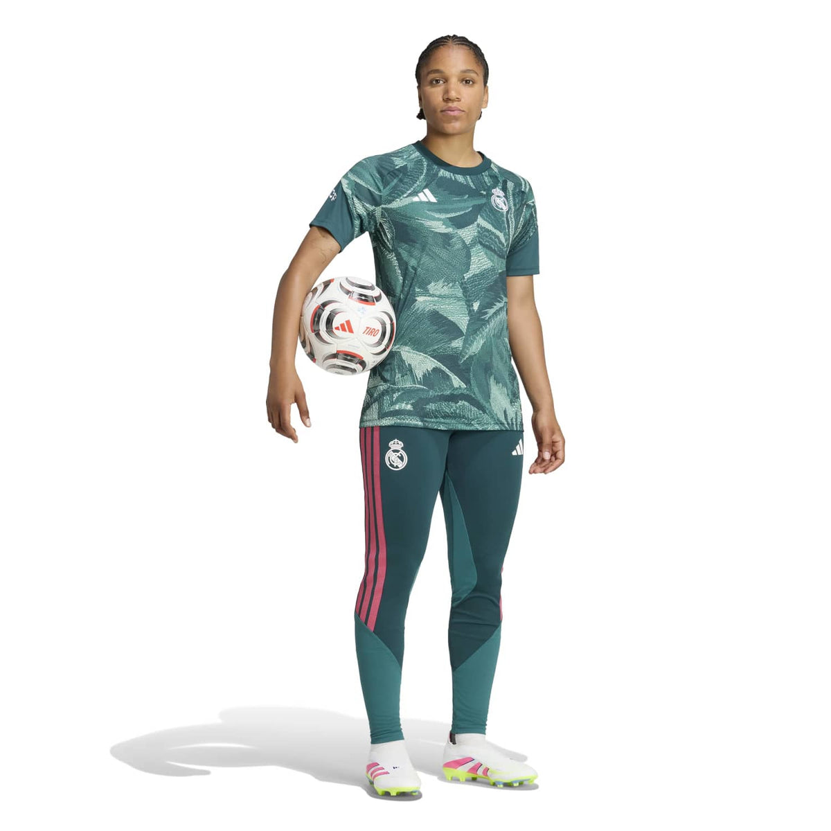 Womens adidas x FARM Rio Warm Up Shirt 26/27 Green