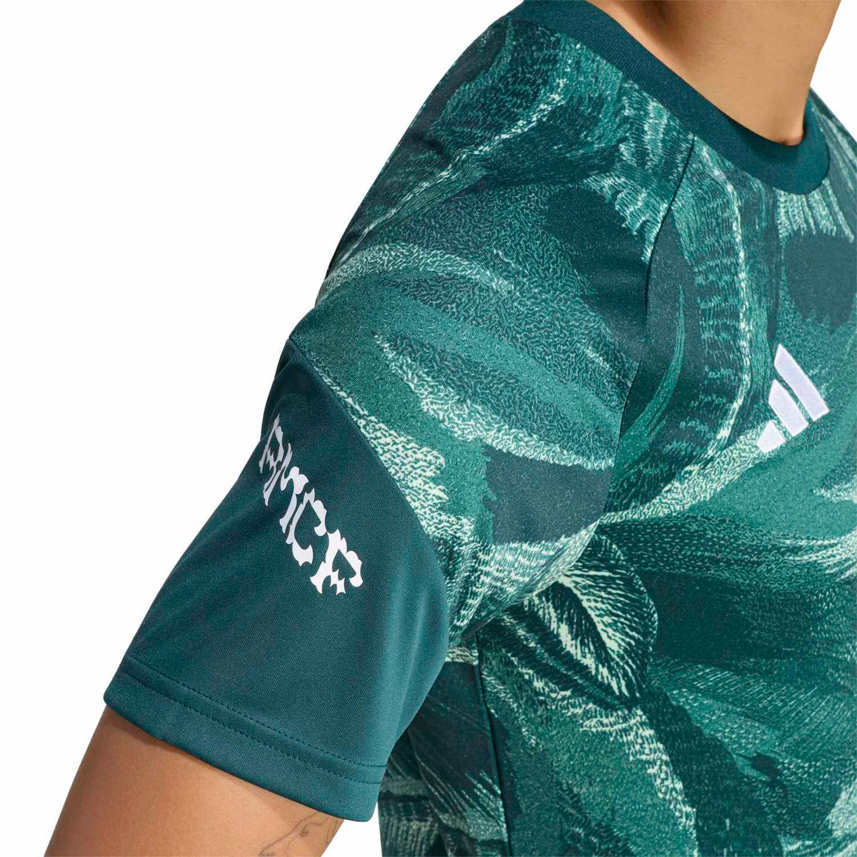 Womens adidas x FARM Rio Warm Up Shirt 26/27 Green