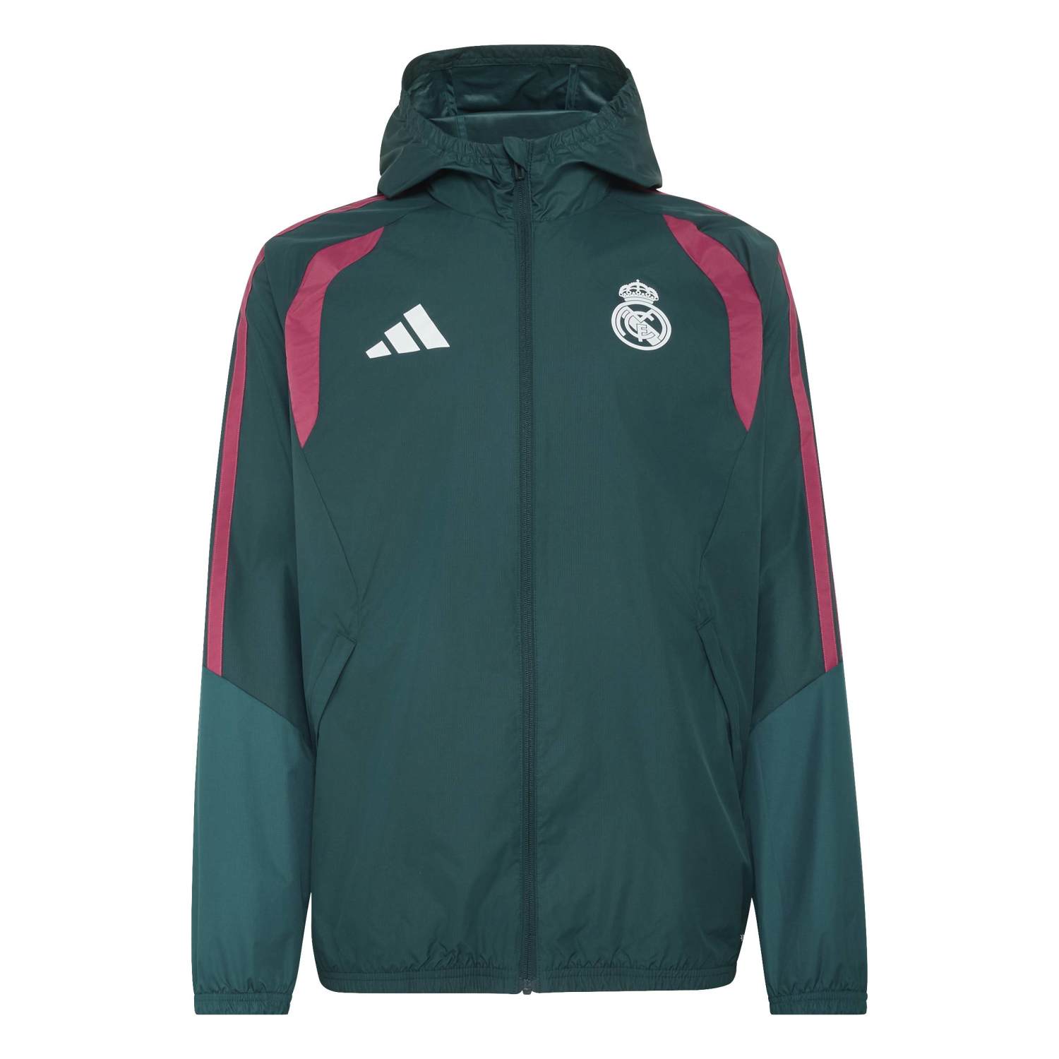 Mens adidas Training All Weather Jacket 26/27 Green