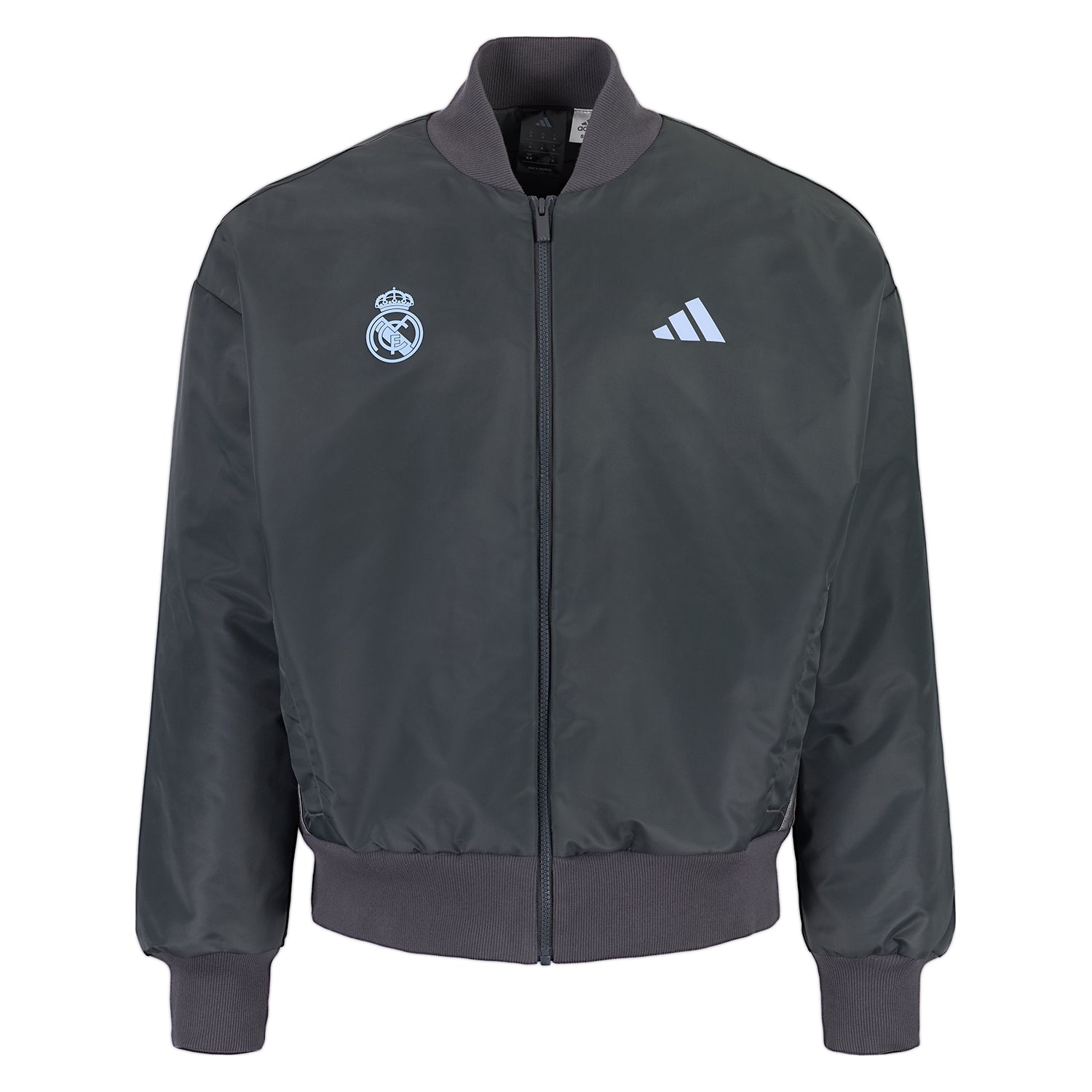 Mens adidas Stadium Bomber Grey – Official Real Madrid Store