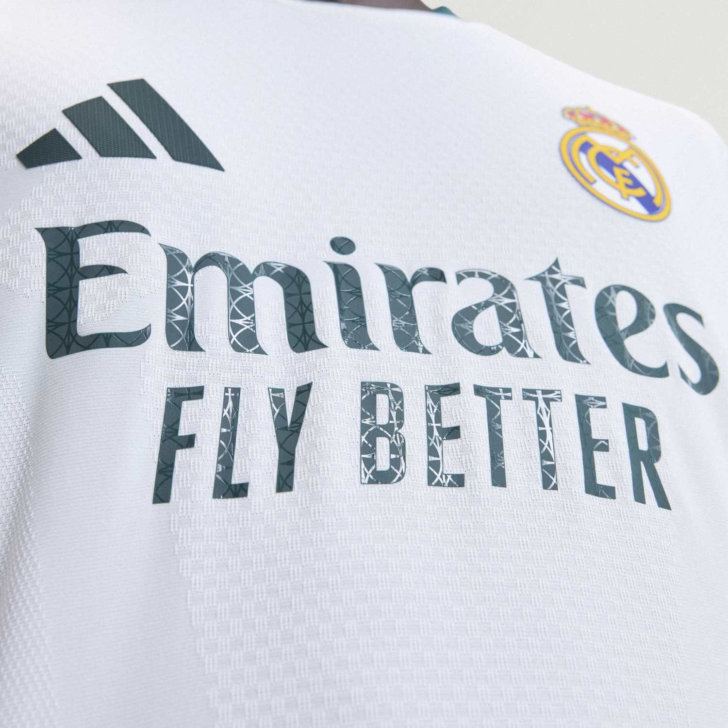Mens Home Authentic Long Sleeve Jersey 26/27 White – Official Real