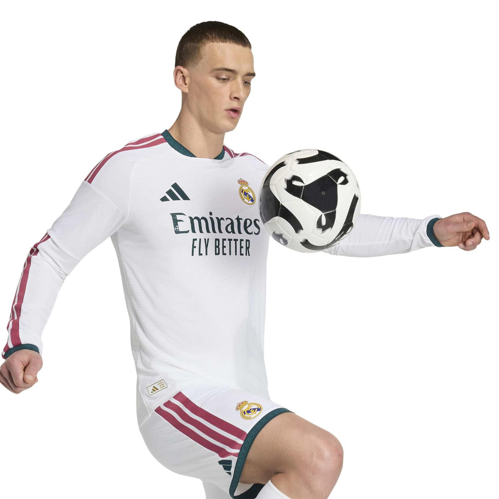 Mens Home Authentic Long Sleeve Jersey 26/27 White